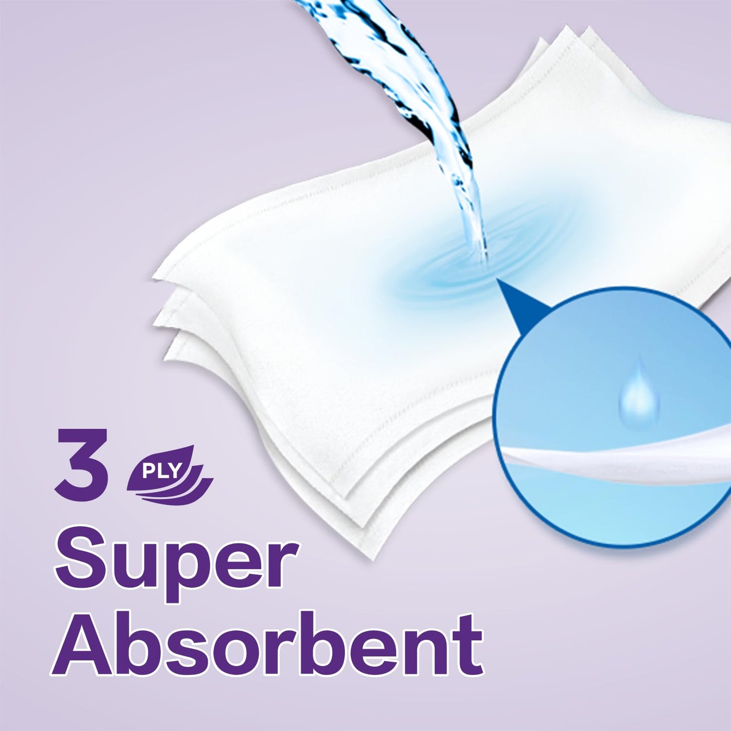 Vinda Premium Soft 3-Ply Ultra Care Facial Tissues, 130 Count Each Box (8 Flat Boxes), Strong & Gentle for Sensitive Skin, Perfect for Home & Office