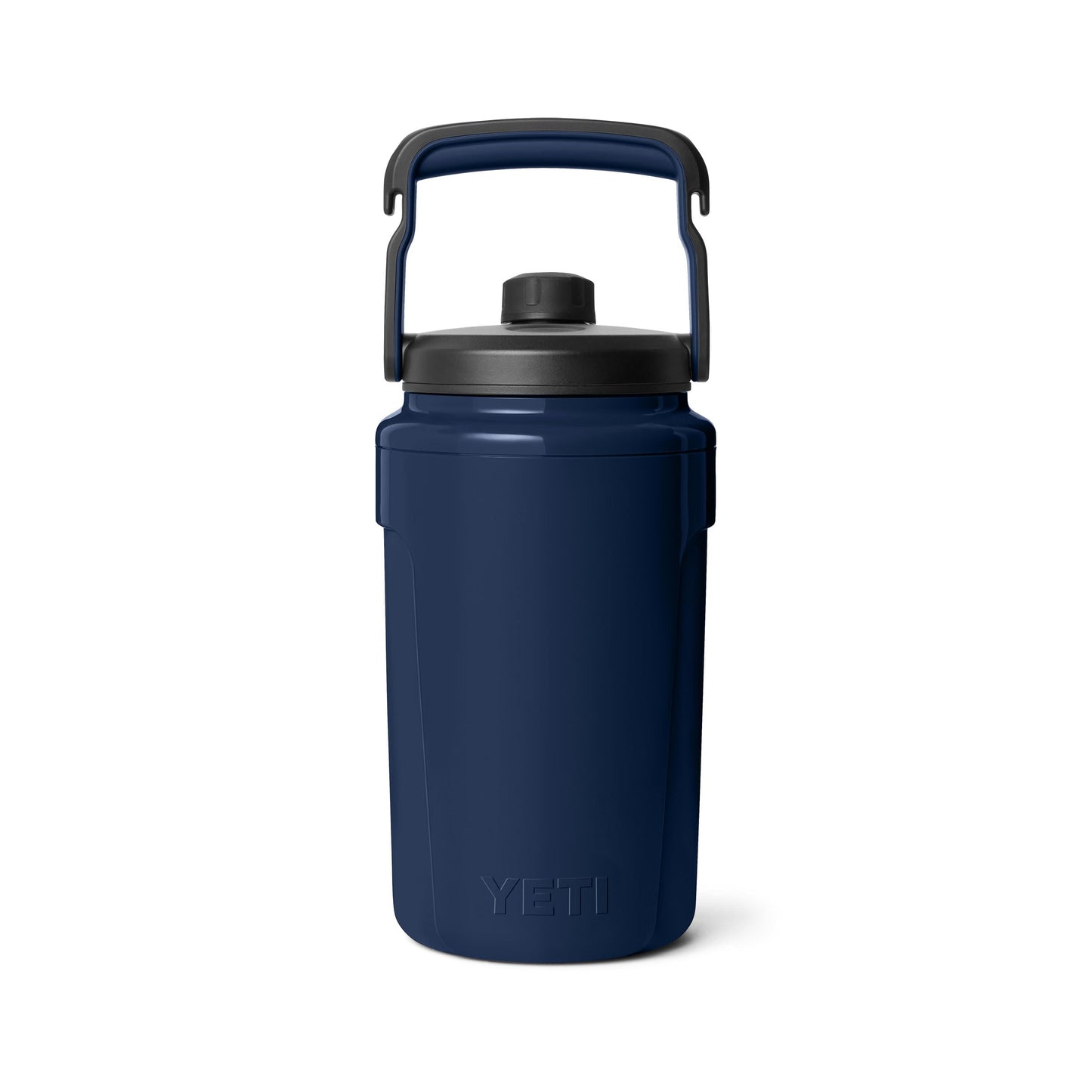 YETI Silo Half Gallon Insulated Chug Cap Water Jug – Leakproof, Lightweight Sports Bottle with Fence Hook Handle – Keeps Drinks Ice-Cold – Ideal for Gym, Sports & Tournaments, Navy