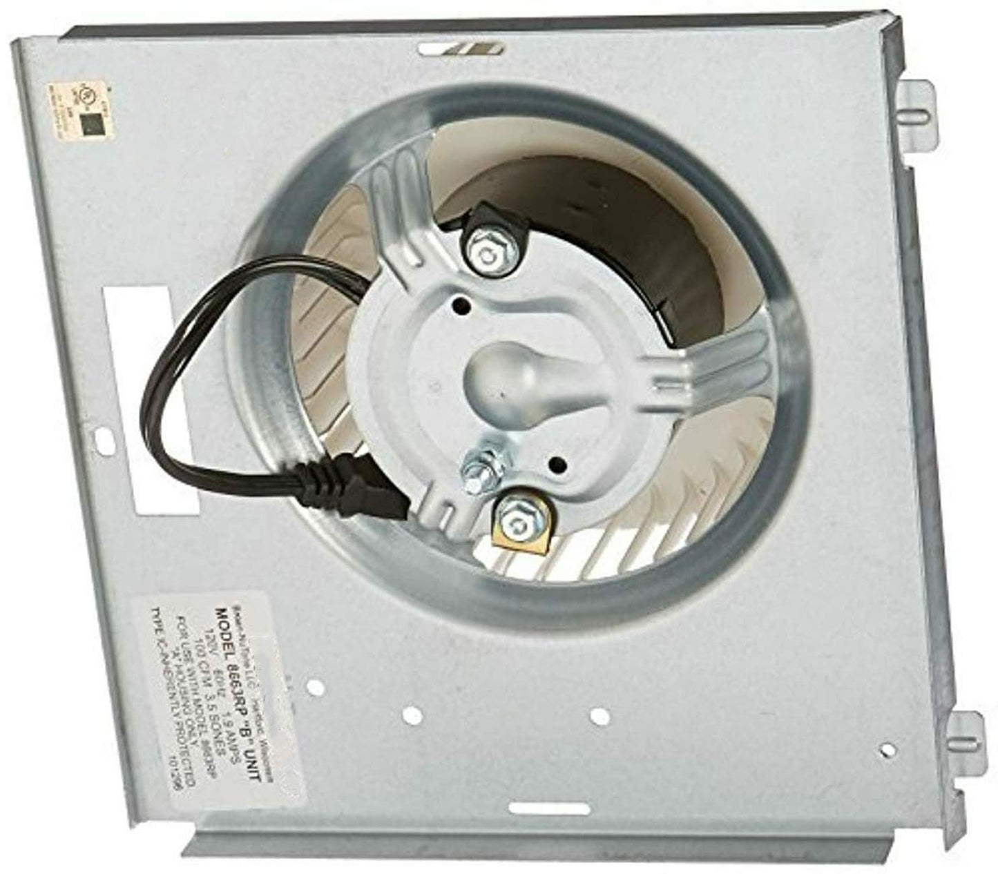Nutone Motor (8663RP) Assembly # 97017705 1550 RPM; 1.2 amps, 115 volts