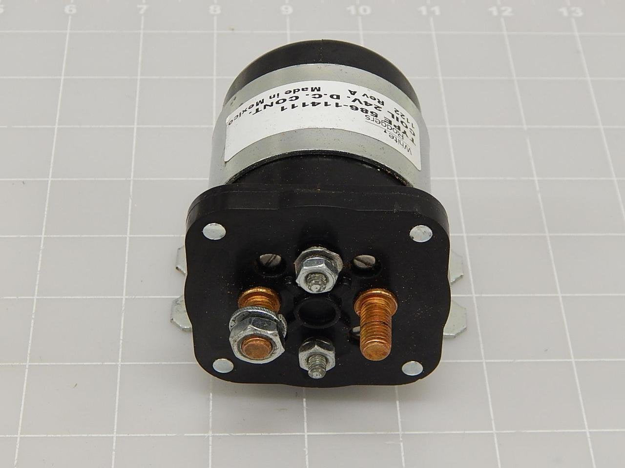 Emerson 586-114111 DC Power Solenoid, 24V, 200 Amp