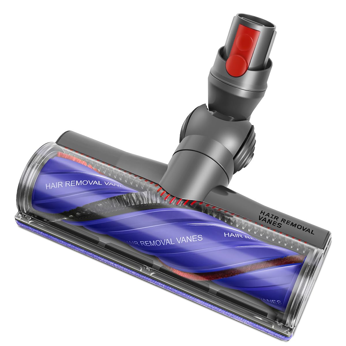 FUNTECK Motorbar Cleaner Head for Dyson V12 (Not for SV12) Detect Slim & V9 Motorbar, Anti-Tangle Vacuum Brush Attachment for SV20 SV30, Ideal for Carpets Rugs and Smooth Hard Floors