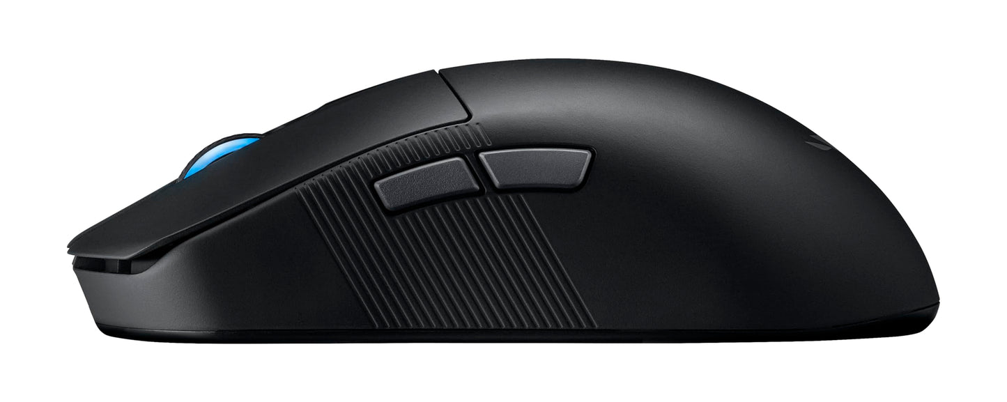 ASUS ROG Harpe Ace Mini Wireless Gaming Mouse, 49g Lightweight, AimPoint Pro 42K Optical Sensor, Optical Micro Switches, ROG Polling Rate Booster, Esports & FPS Gaming, Small, Medium, Black