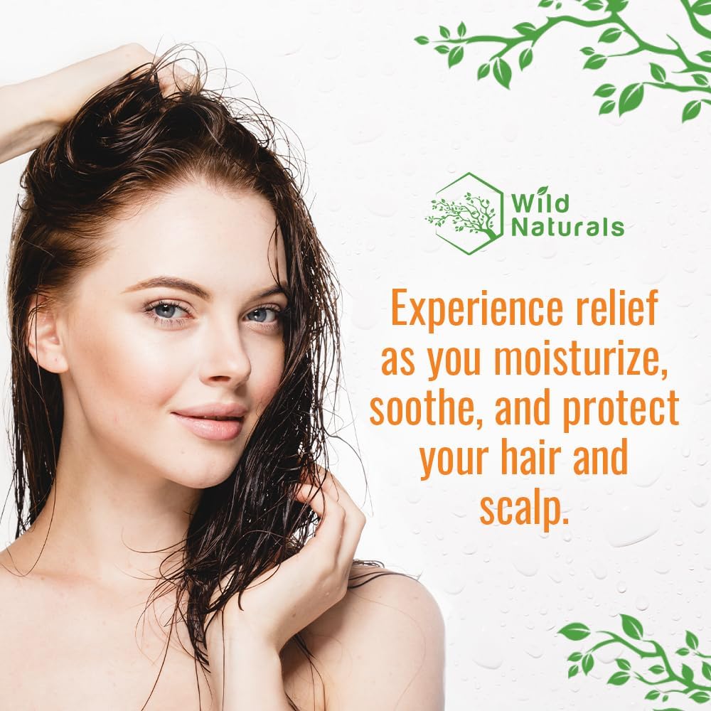 Eczema and Psoriasis Deep Conditioning Treatment - Anti-Dandruff Conditioner for Damaged, Dry Hair and Scalp - Seborrheic Dermatitis Relief
