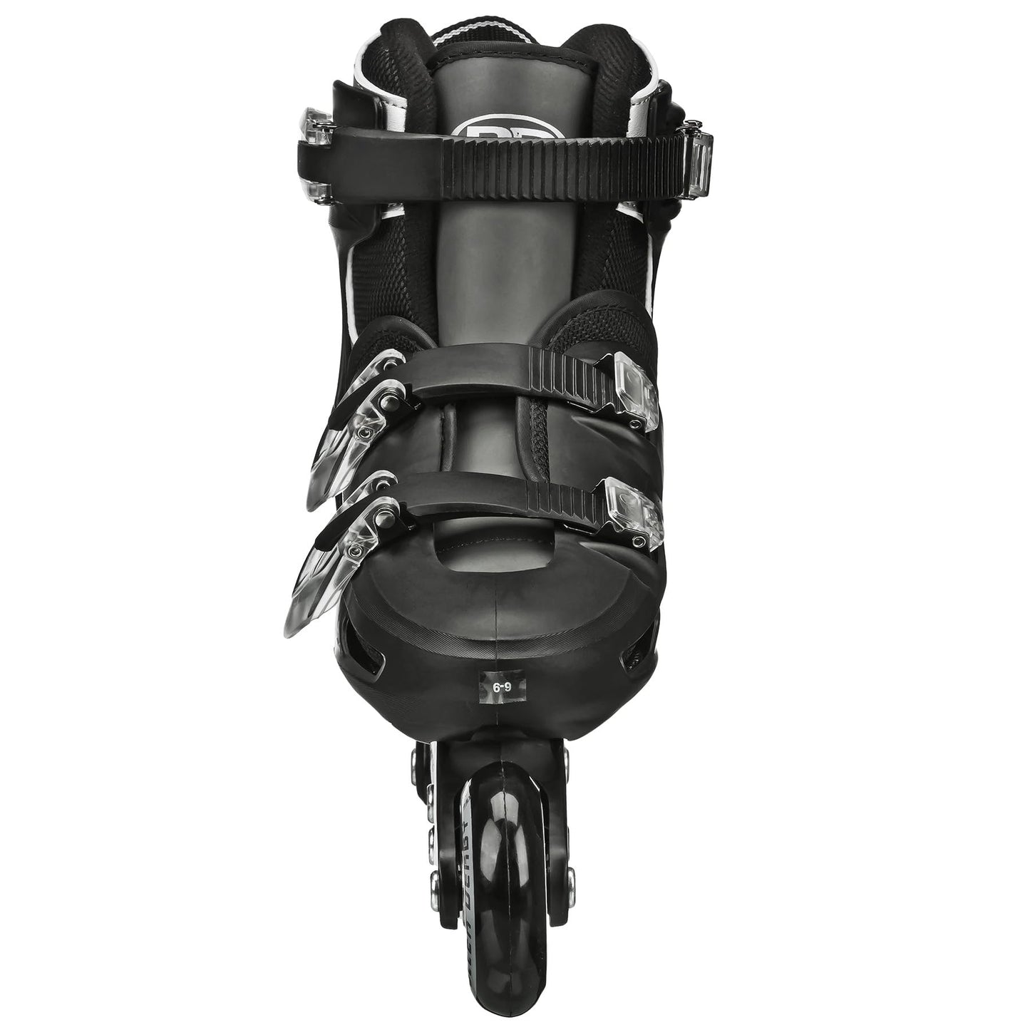 Roller Derby V-Tech 500 Inline Skates with Adjustable Sizing for kids, teens, and adults, Large (6-9), Black