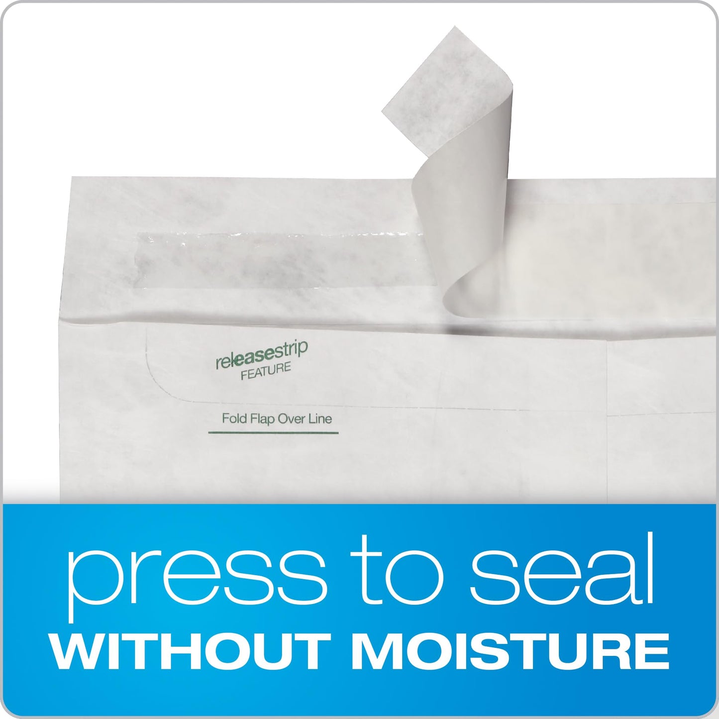 Quality Park Survivor Tyvek Envelopes, 12" x 15-1/2", Made with Lightweight and Strong DuPont Material, Peel and Seal Closure, White, 100 Per Box (QUAR1790)