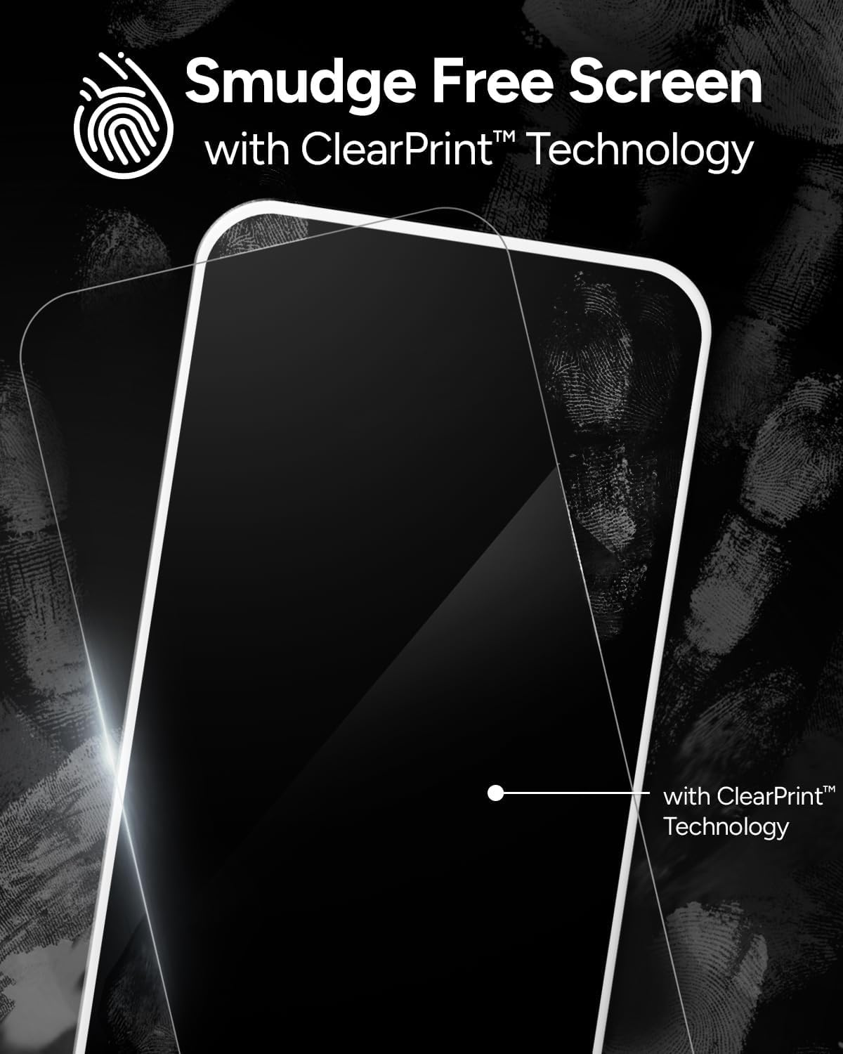 ZAGG Glass Elite Screen Protector for iPad Mini 8.3" (A17 Pro) - 5X Stronger, Smudge-Free Tempered Glass with Recycled Glass, Easy Installation, Scratch Resistant, Eco-Friendly