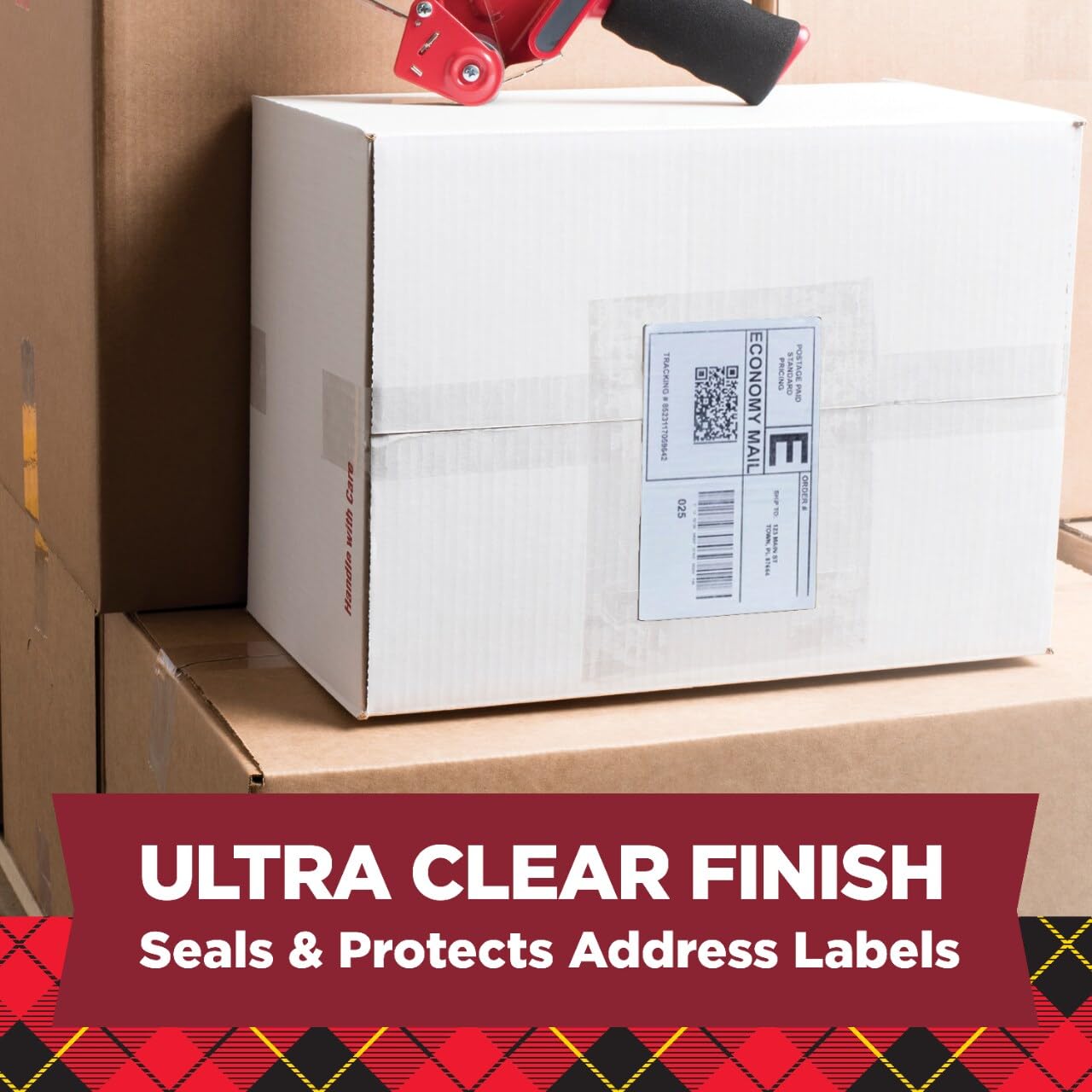 Scotch Secure Seal Packaging Tape, Packing Tape for Shipping and Moving, 1.88 in x 54.6 yd, 6-Pack