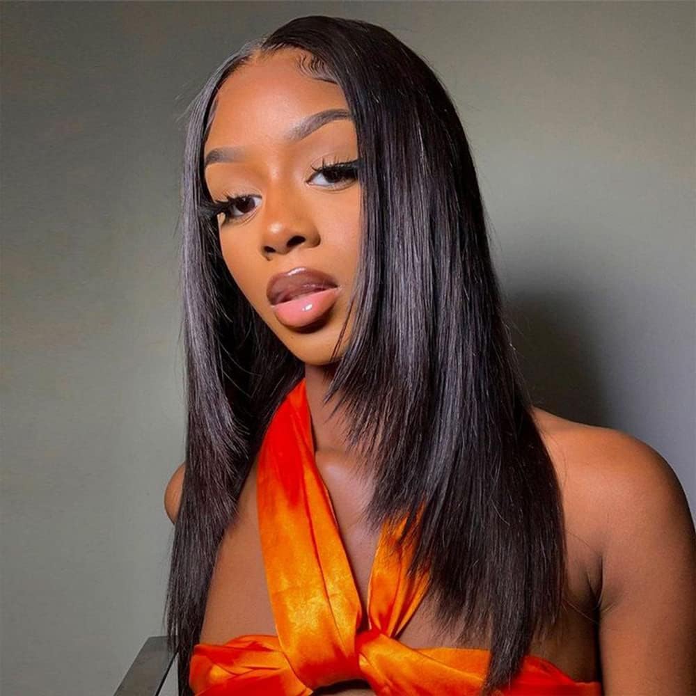 Straight Bundles Human Hair 16 16 16 Inch Brazilian Straight Hair Bundles 100% Unprocessed Virgin Hair Weave Bundles Human Hair Extension for Women Trippy Hair Bundles Human Hair Natural Color