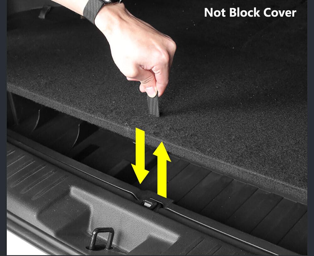AutoQi For 2020-2026 Toyota Highlander Trunk Hidden Storage Box, SUV Insert Cargo Rear Hatch Organizer, Extra Space fits Highlander Under Cargo Floor Storage Bins Accessories