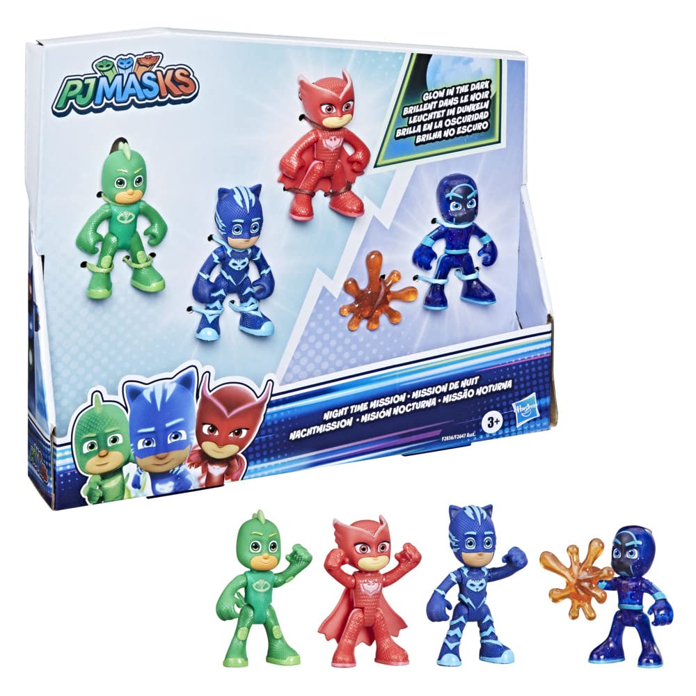 Hasbro Pjm Hero Vs Villain 4 Pack Asst Glow