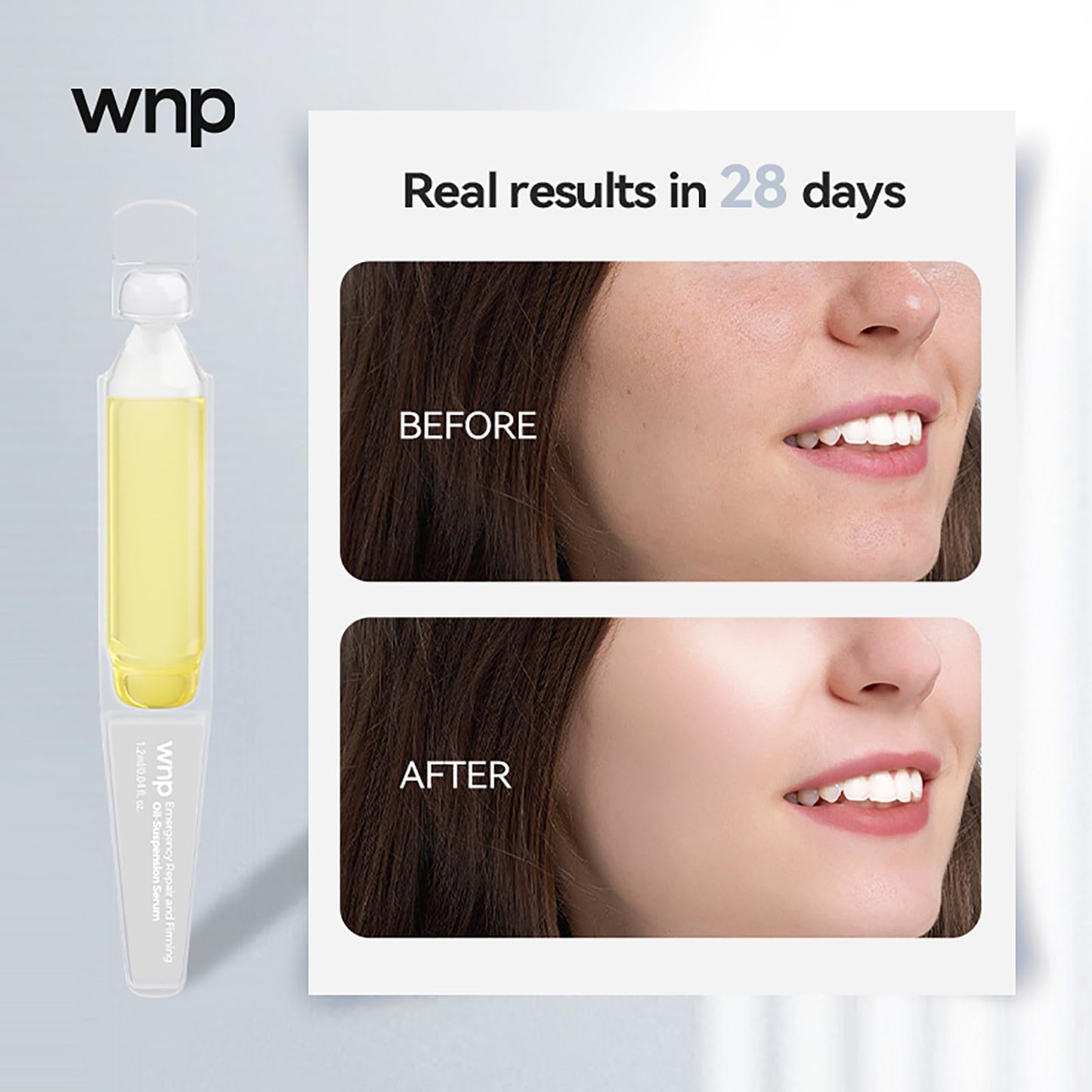 WNP collagen Serum Anti Aging,Oil-Suspension Serum|Barrier repair Firming Emergency Repair|WaterOilBalance| 4D hyaluronic acid|Single-Use Vials Skincare for Sensitiveskin((1.2ml/0.04 fl.oz.)*30