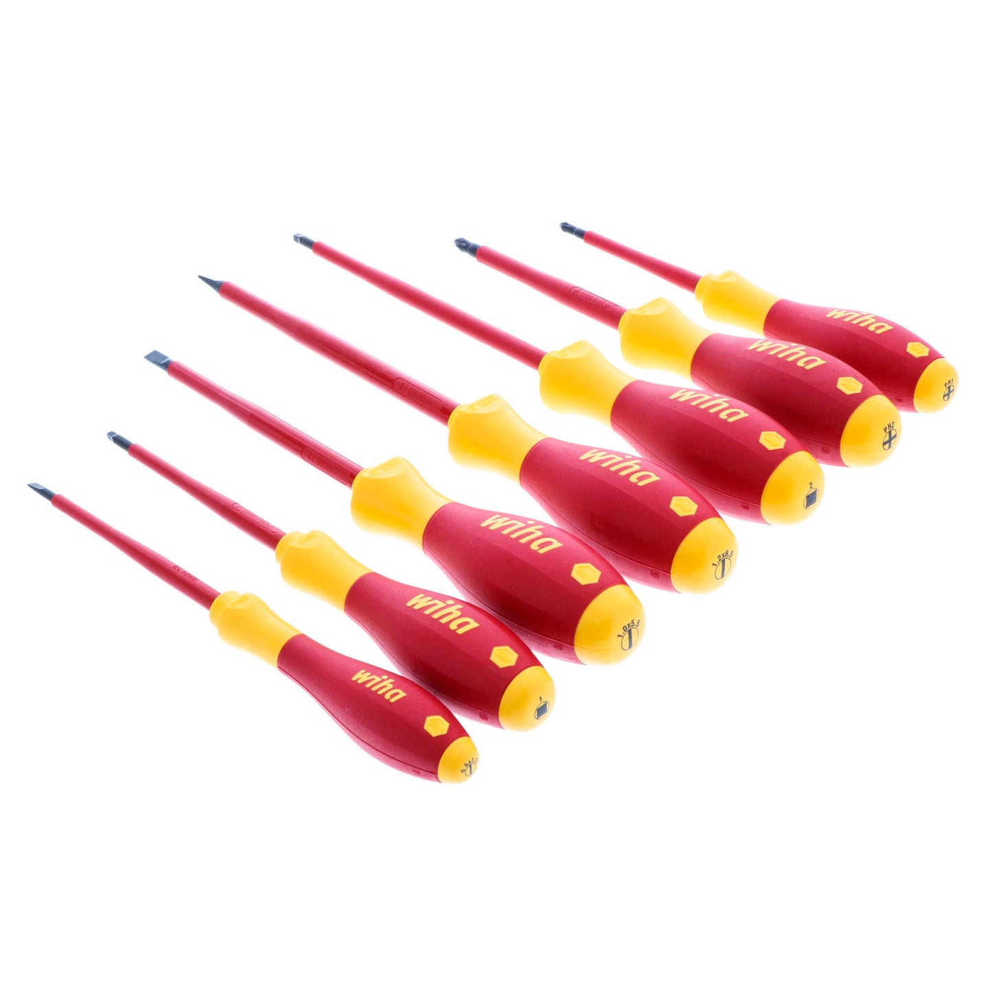 Wiha 32097 | 7 Piece Insulated SoftFinish Screwdriver Set