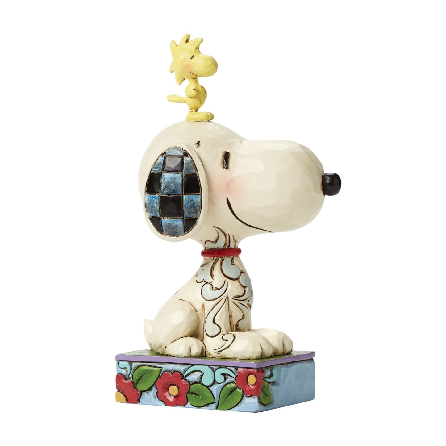 Enesco Peanuts by Jim Shore Snoopy and Woodstock My Best Friend Personality Pose Figurine, 5 Inch, Multicolor