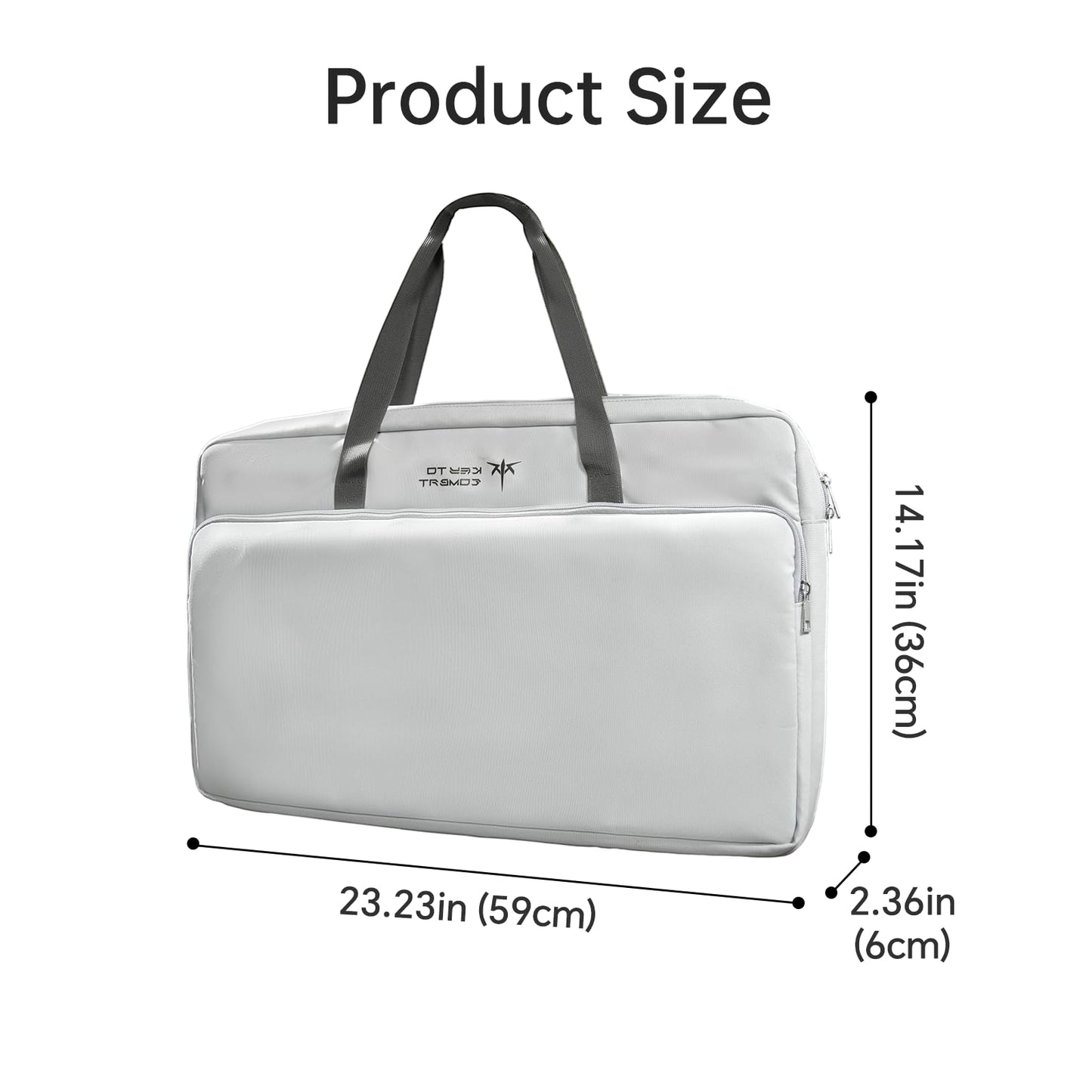 KTC Carrying Laptop Bag A25Q5 25 Inch Portable TV MEGAPAD Compatibility, Travel Laptop Tote Bag, Carry On Handle Case，Durable & Water-Repellent Fabric