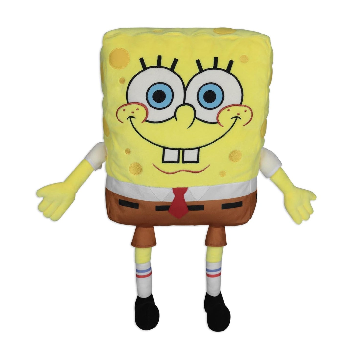 NoJo Spongebob Squarepants Plush Toddler Cuddle Pillow, Yellow