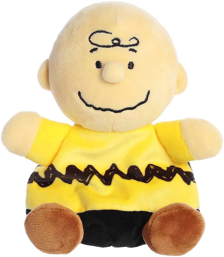 Aurora Peanuts Palm Pal Plush Bundle, Charlie Brown, Lucy, Woodstock and Snoopy
