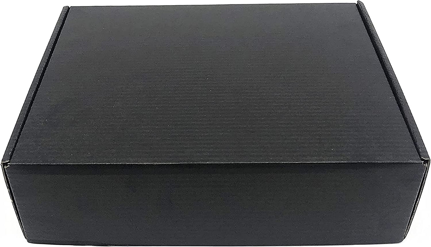Black Cardboard Shipping Box 15.7x11.8x3.1 Inch Corrugated Packaging Storage Boxes 15 Pack (Inside Size: 15.2 x 11.6 x 3")