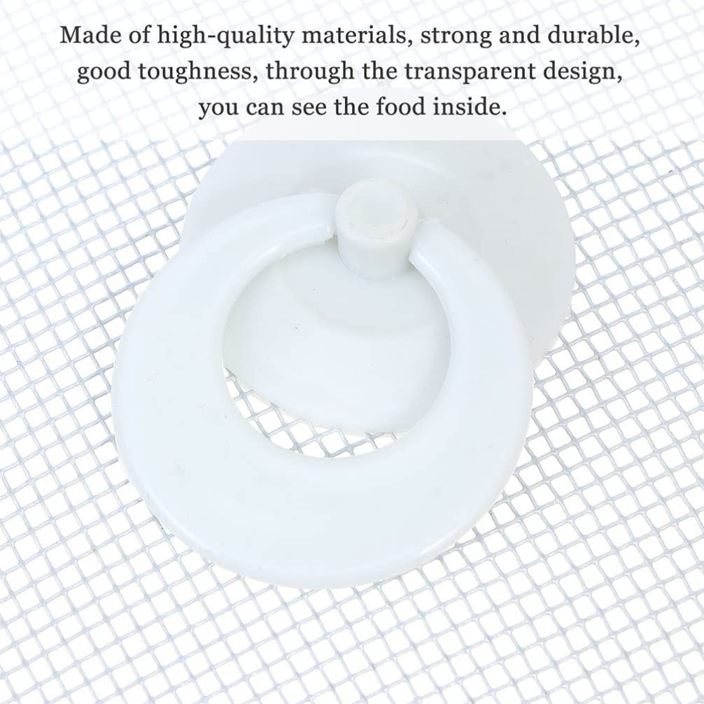 2pcs Metal Mesh Screen Food Cover Umbrella for Outdoors Indoor Mesh Food Tents Cover for Kitchen Dining Table and Picnic 13.77 Inch