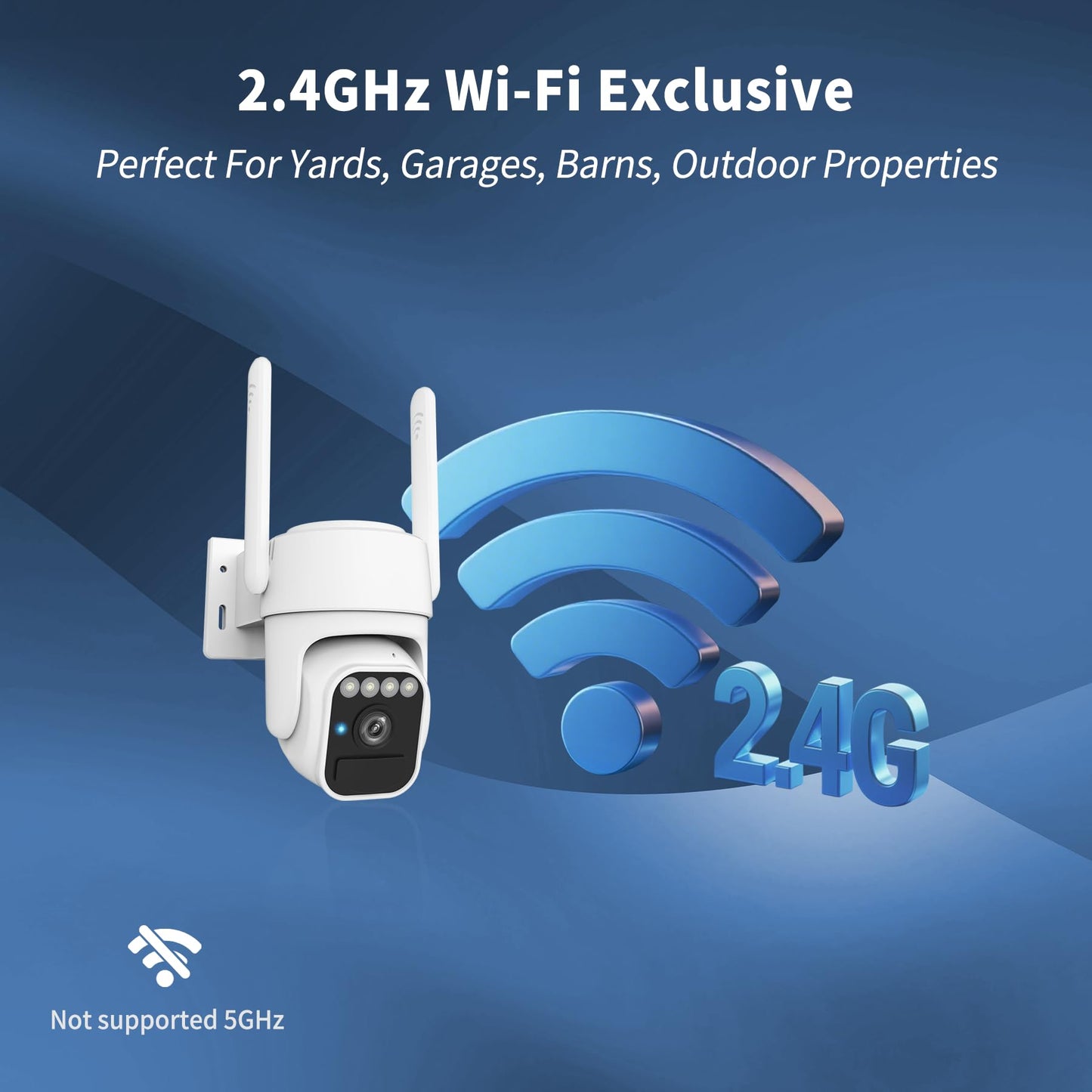 3-Link Solar Camera Outdoor Wireless, WiFi Security Cameras for Home, 360° View, Two-Way Talk, Auto Tracking, Light Alarm, Color Night Vision