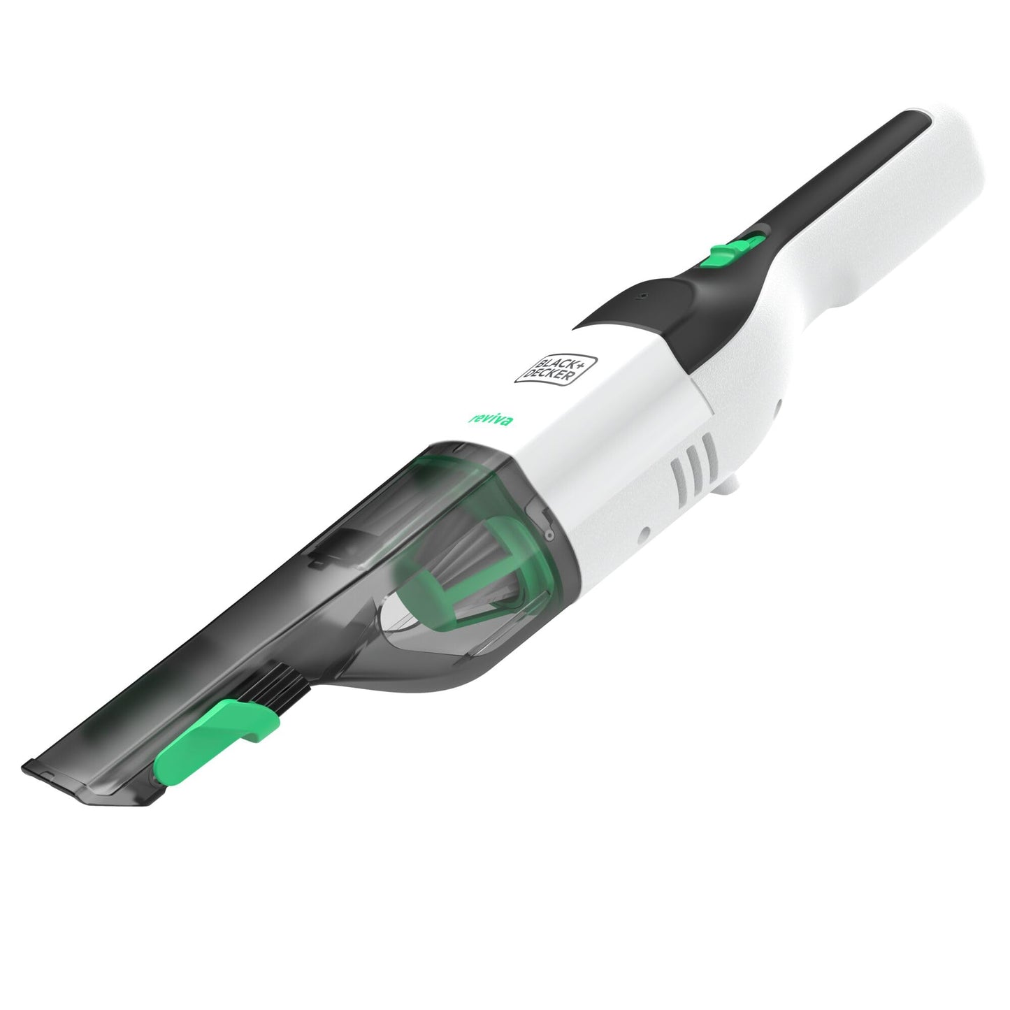 BLACK+DECKER 8V MAX reviva Handheld Vacuum, Cordless, Transparent Dustbowl (REVHV8J40)