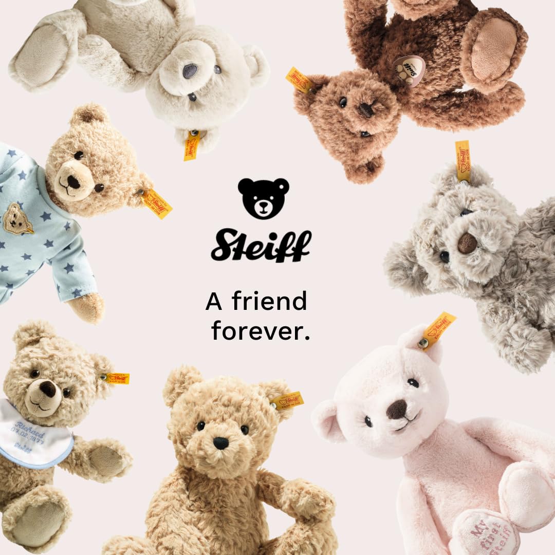 Steiff Snoopy Cuddly Toy, Cute Stuffed Toy, Boys, Girls & Babies from 0 Months, Soft Cuddly Friends, Plush Toy 30 cm, White, 024702
