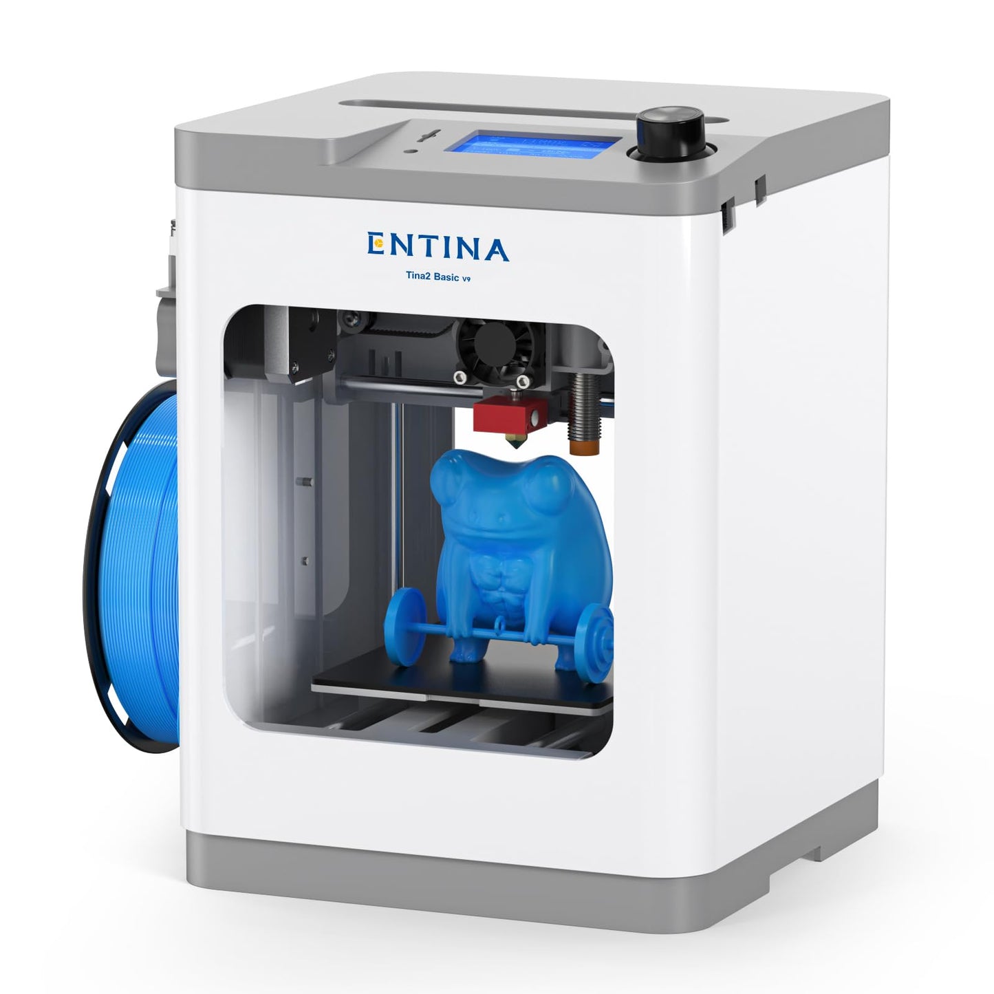 3D Printers Tina2 Basic, Fully Assembled and Auto Leveling 3D Printer for Beginners and Kids, Removable Magnetic Platform, High Precision Printing FDM Mini 3D Printer for Home and School