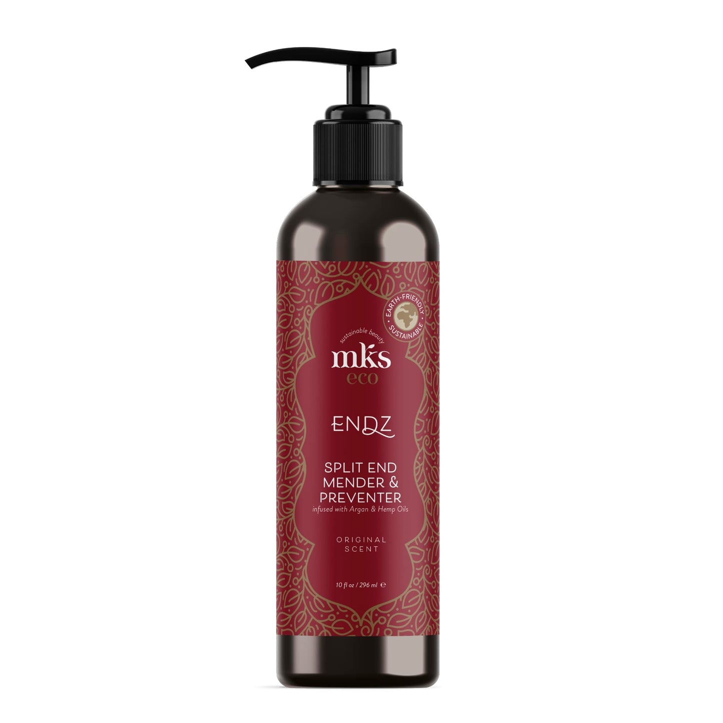 MKS eco Endz, Original Scent - 10 fl oz - Split End Mender & Preventer - Moroccan Argan Oil, Hemp Seed Oil - Vegan & Cruelty Free