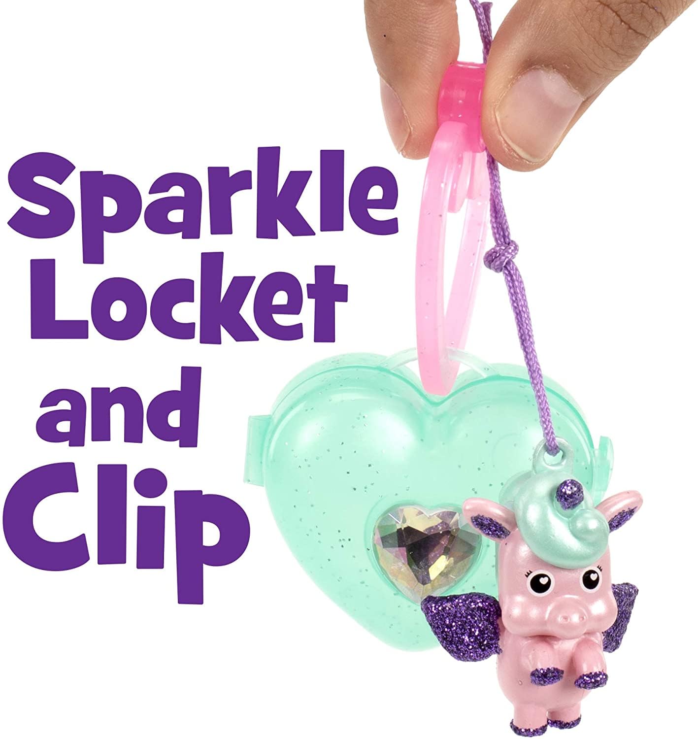 Educational Insights Playfoam Pals Unicorn Magic, Party Pack of 10, Surprise Collectible Charm & Heart-Studded Locket, Sensory, Shaping Fun, Ages 3+