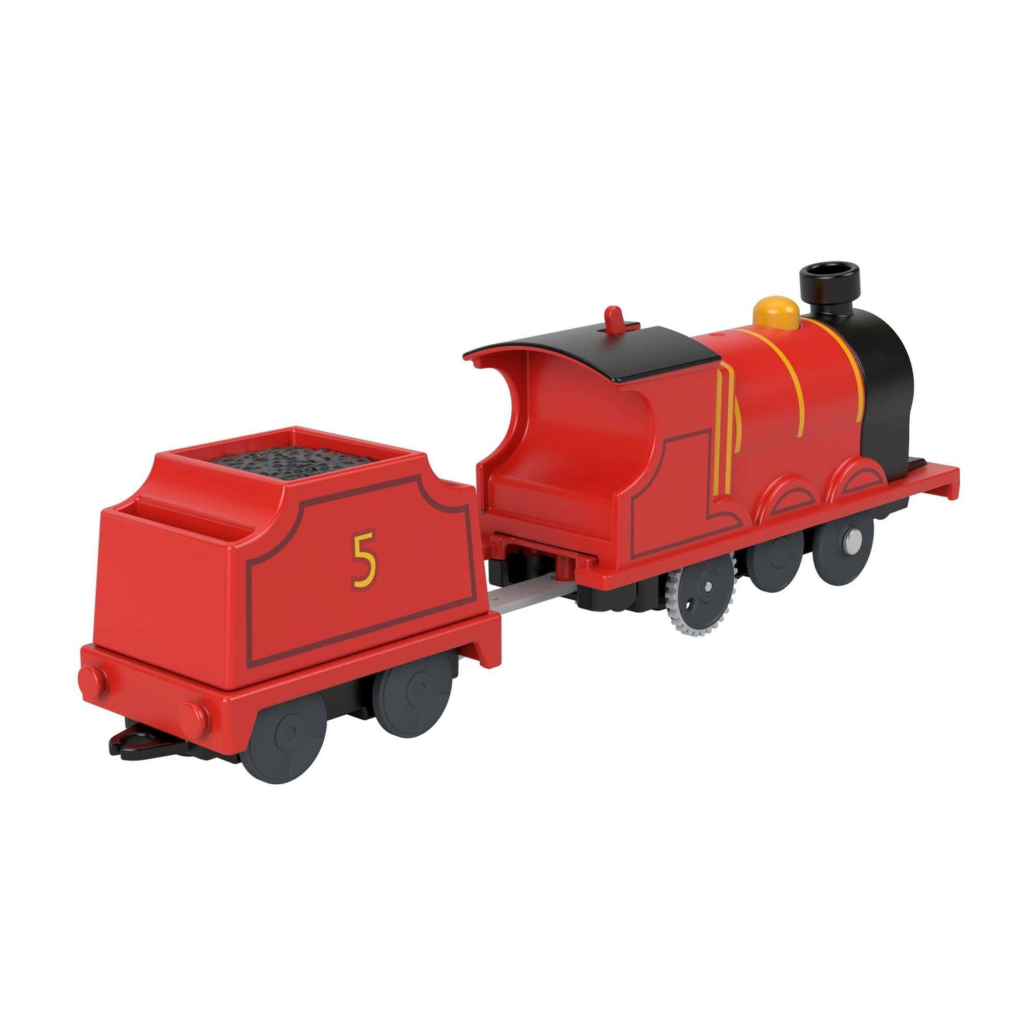 Fisher-Price Thomas & Friends James Motorized Toy Train Engine for Preschool Kids Ages 3 Years and Older