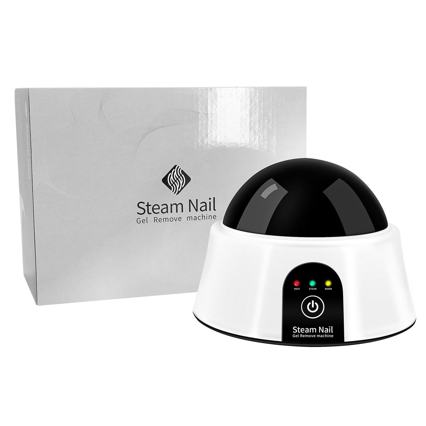 Electric Nail Soaking Bowl, Soak off Bowl for Gel Nail Polish, Acrylic Nails, Dip Powder Removal, Black