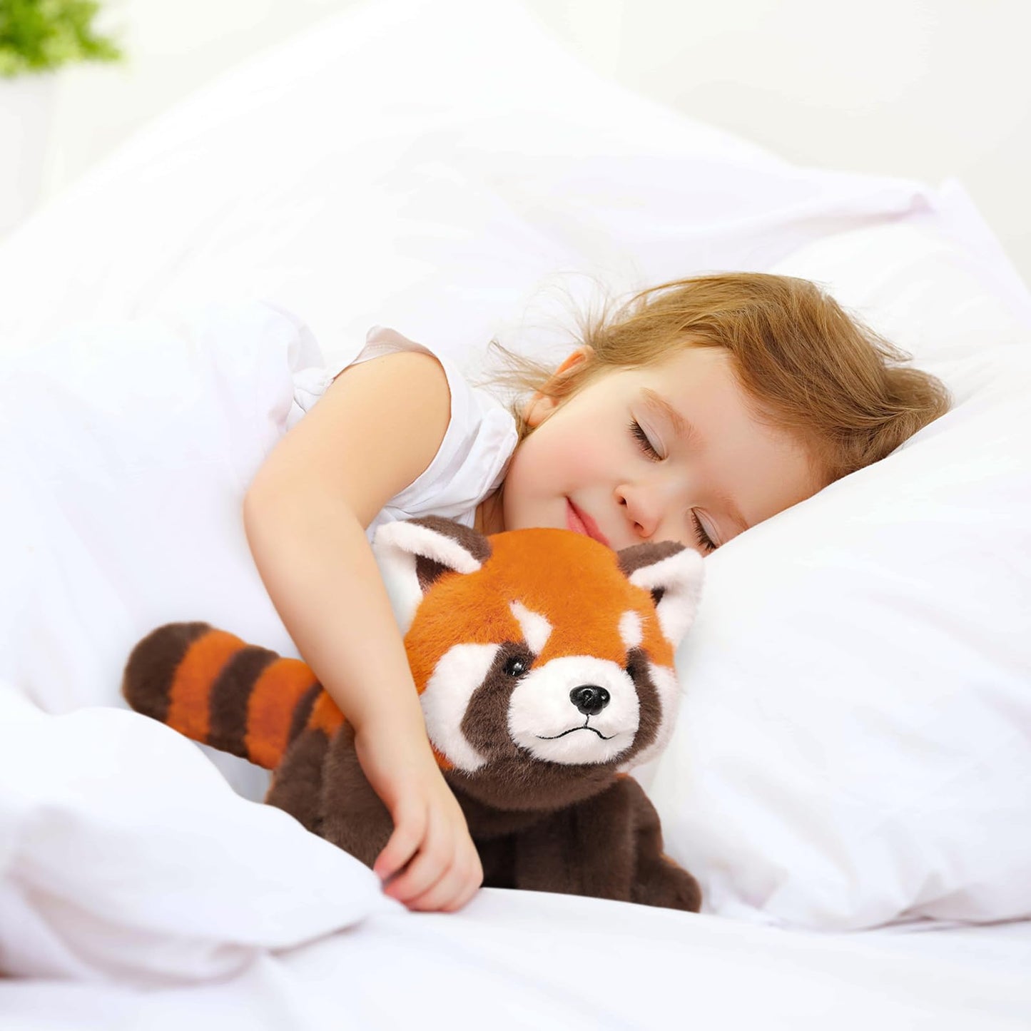 Ditucu Red Panda Stuffed Animal Realistic Plush Toys Cute Soft Hugging Plushies Gifts for Kids 16 inch