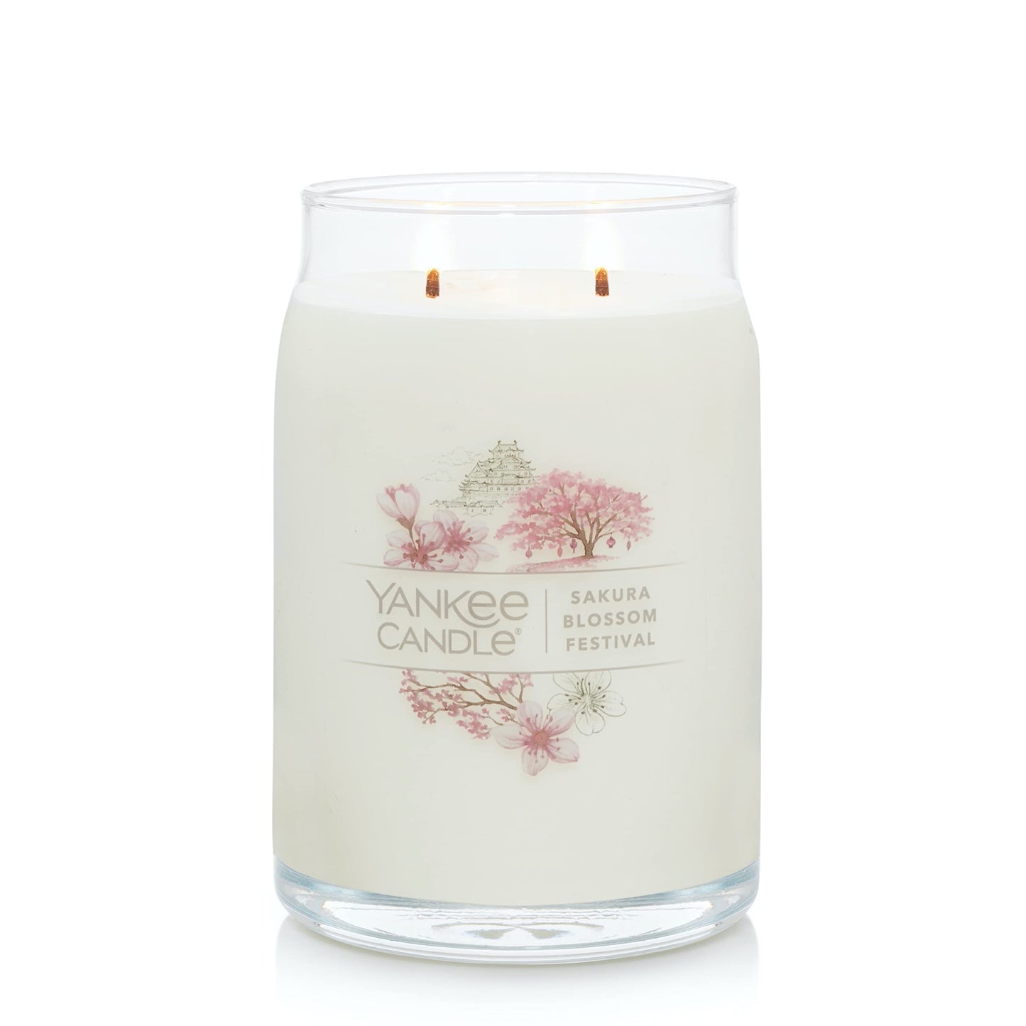 Yankee Candle Sakura Blossom Festival Scented Signature 20oz Large Jar 2-Wick Candle Over 60 Hours of Burn Time
