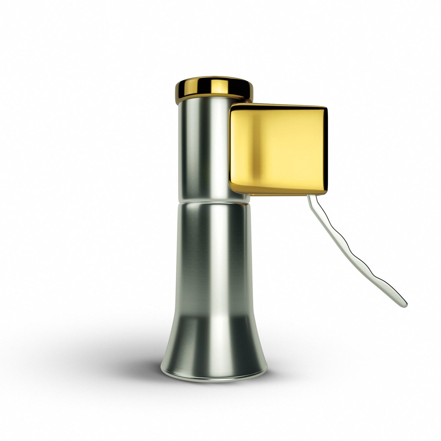 Descorjet Champagne Bottle Opener. Open your bottles with this One-hand corkscrew. Elegant, original and easy to use. Stainless steel with golden details. (Model Gold)