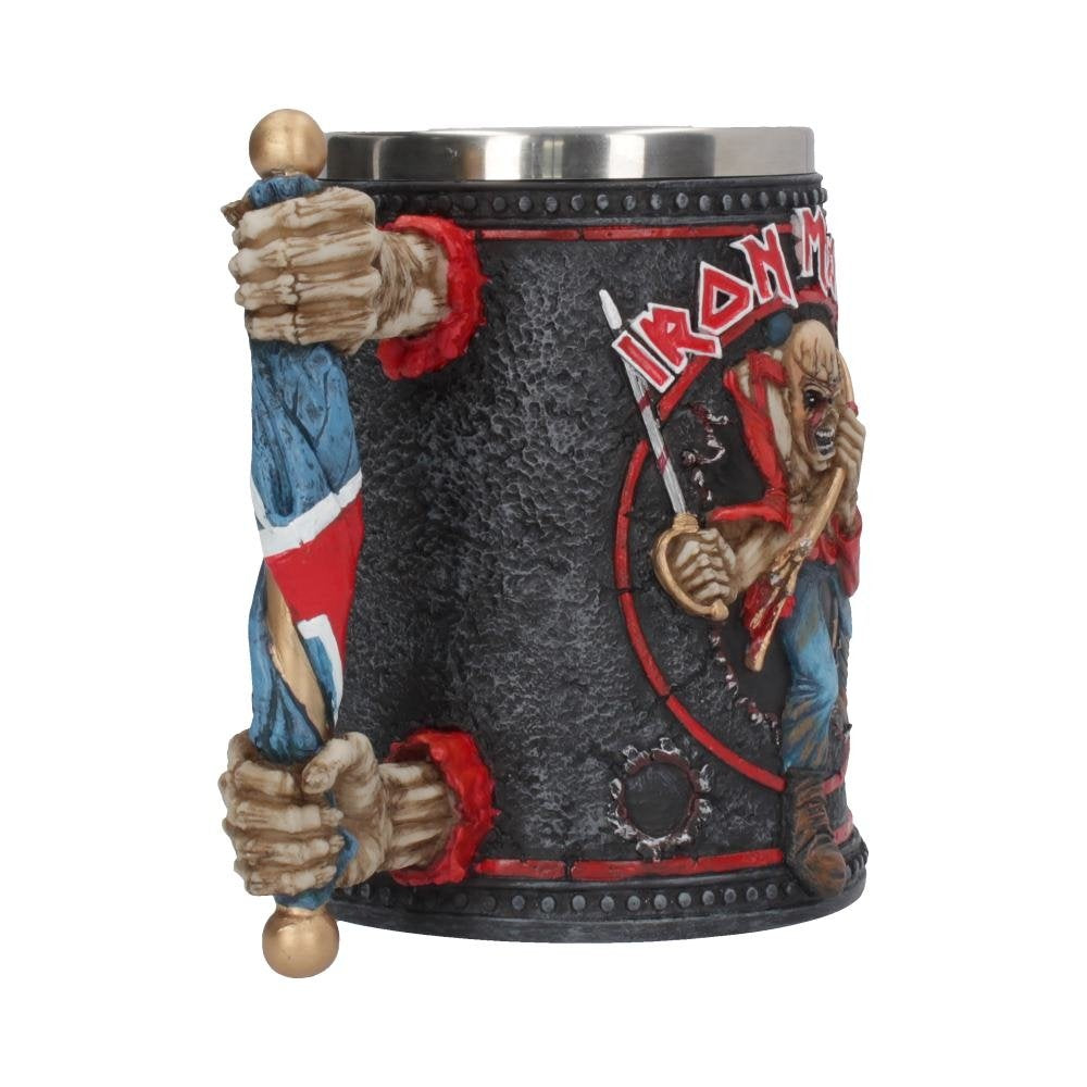 Nemesis Now Iron Maiden Eddie The Trooper Tankard Mug, Officially Licensed Rock Band Merchandise, High-Quality Resin, 14cm