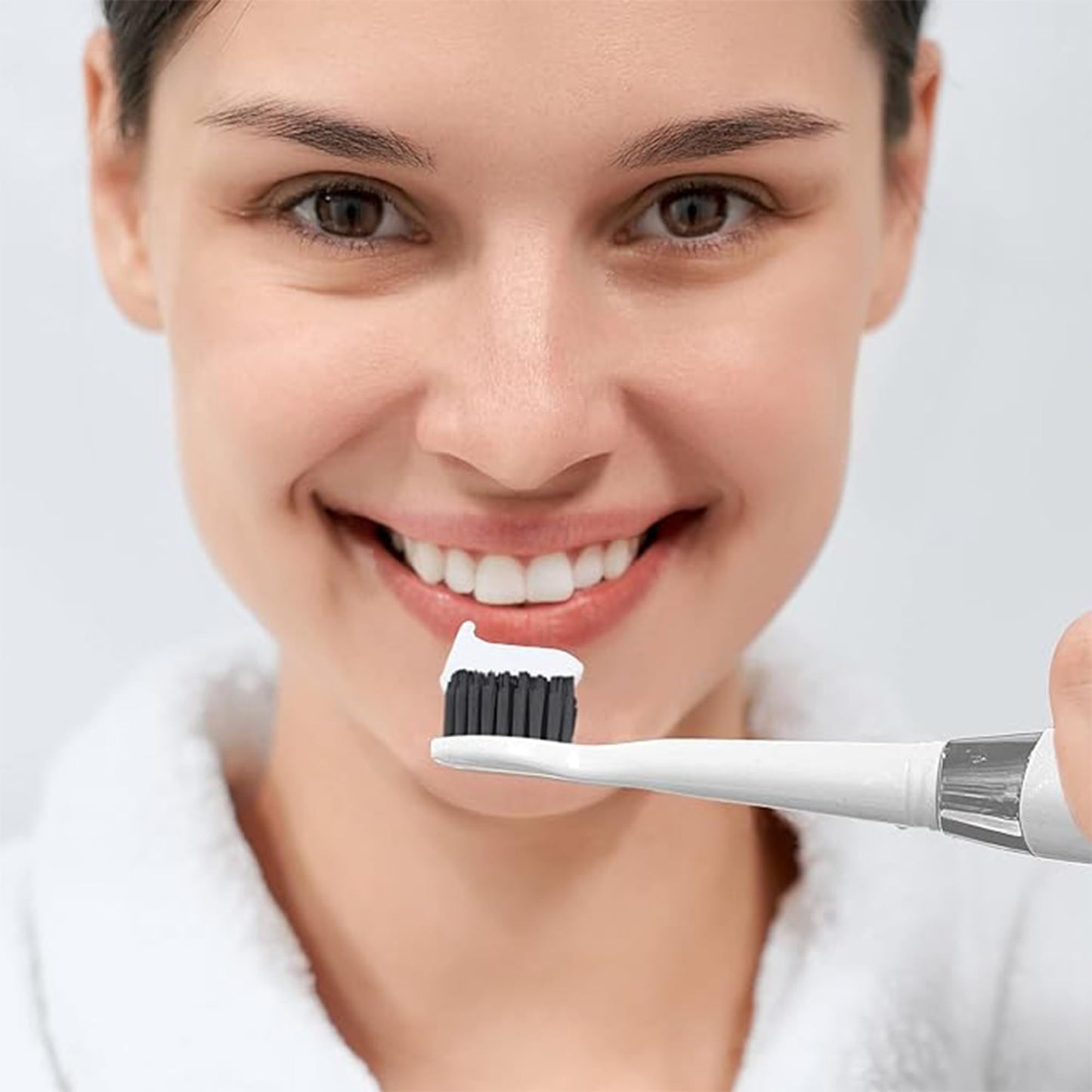 Sonic-FX Solo Sonic 3 Brushing Modes Toothbrush with Smart Timer, Rechargeable Charging Dock | Electric 1 Interdental and 2 Tooth Brush Heads Toothbrush Includes Replacement of Heads, White