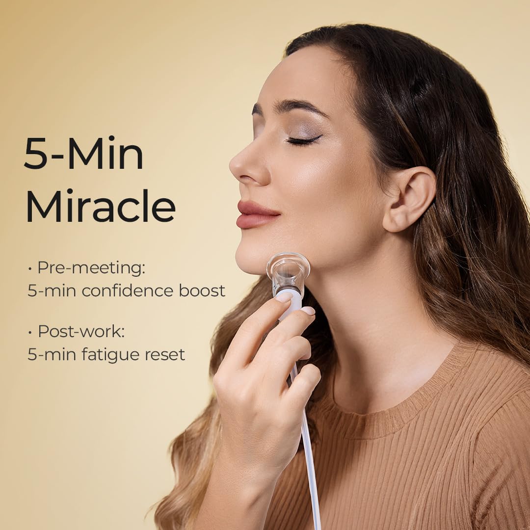 Rolevin 6Pcs Electric Facial Cupping Therapy Set Glass, 3 in 1 Gua Sha Facial Tools Face Cupping Massage for Eye Neck Skin Care, 3 Size Vacuum Suction Cups for Cellulite, Puffiness Reduction