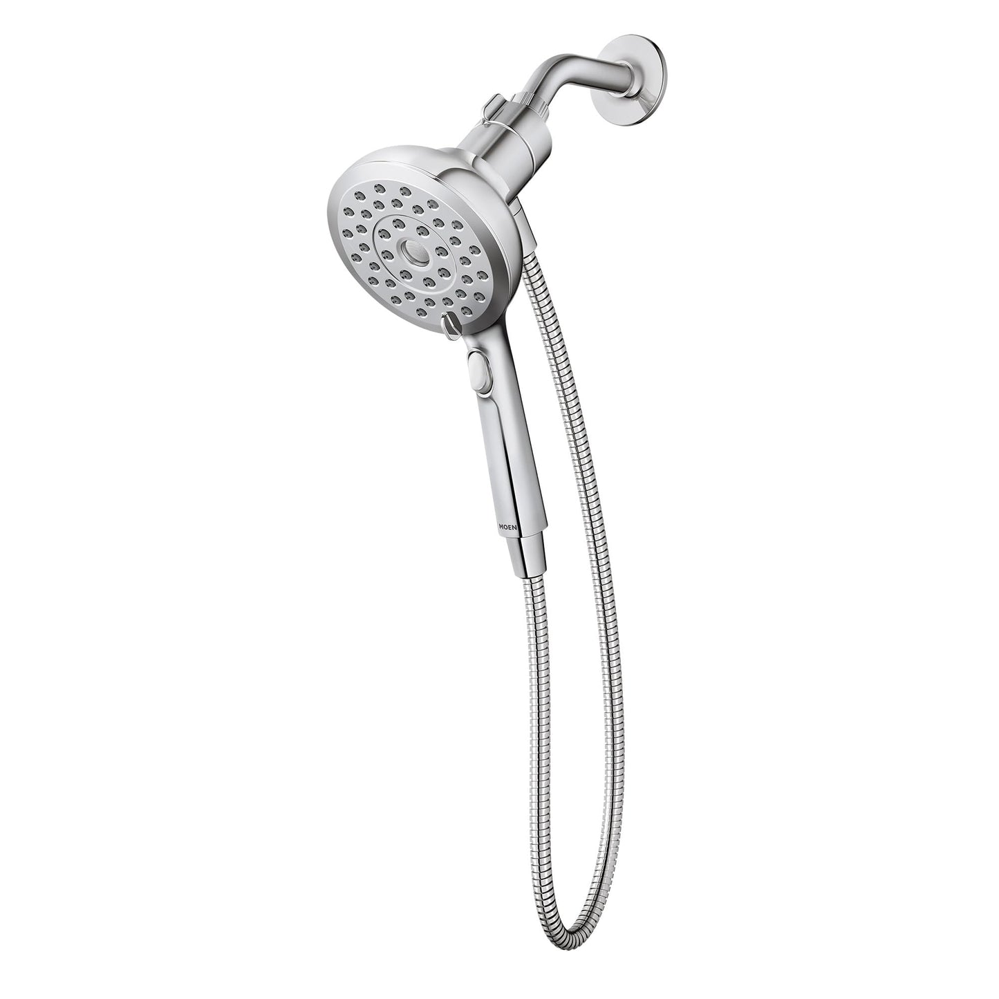 Moen Verso Chrome Handshower, Detachable Round Shower Head with Magnetix Docking System and 60" Hose, 220H2