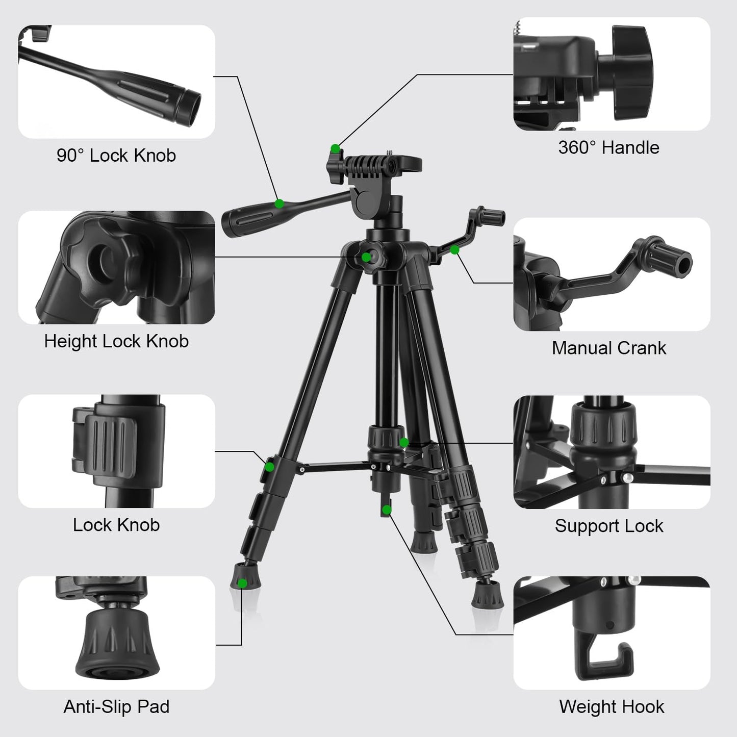 Laser Level 360 Self Leveling with Tripod,CinusLinus 4D Lazer Level,4x360° Cross Line Laser for Construction Project Renovation,Floor Tile, Laser Level Lines Tool