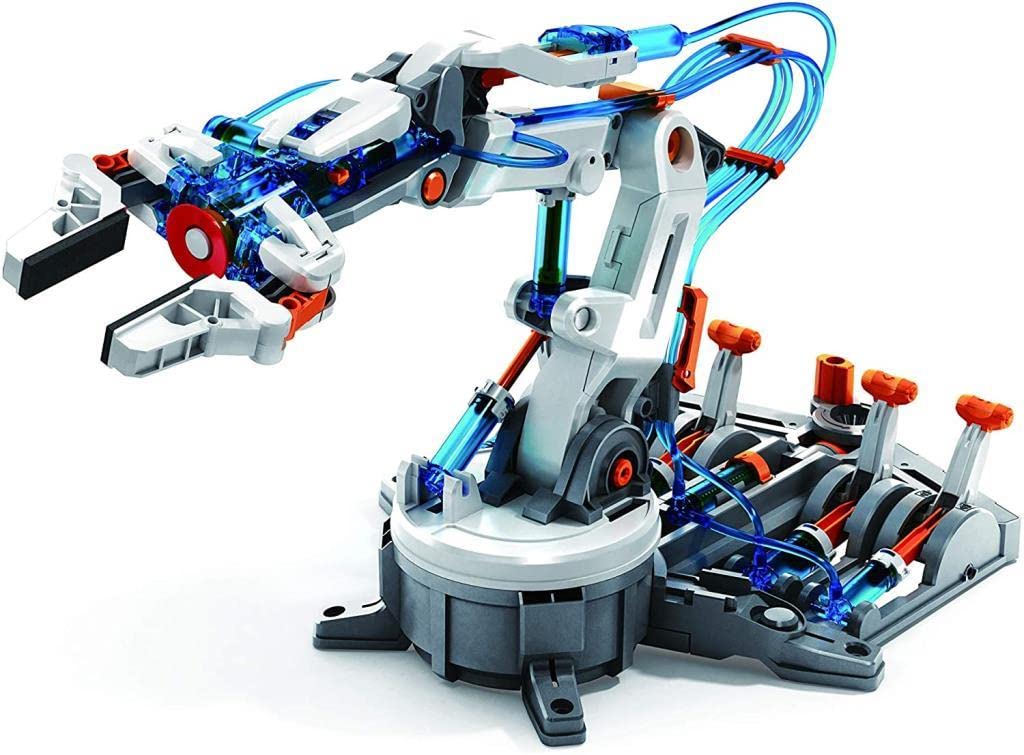 Teach Tech “Hydrobot Arm Kit”, Hydraulic Kit, STEM Building Toy for Kids 12+
