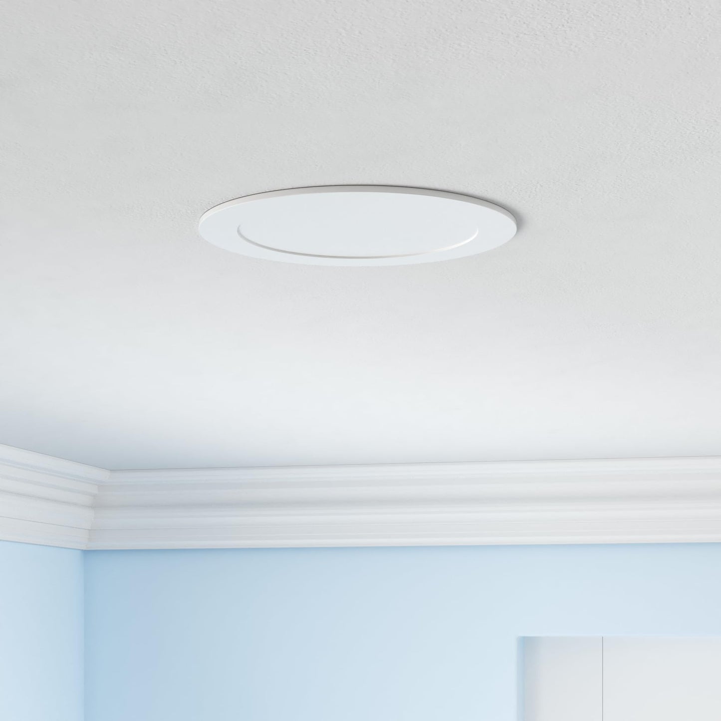 Smart Recessed Lighting 6 Inch RGBCW Color Changing 16W LED Recessed Ceiling Light with Junction Box,1350LM Canless LED Downlight Compatible with Alexa,Dimmable by Bluetooth Control -6 Pack