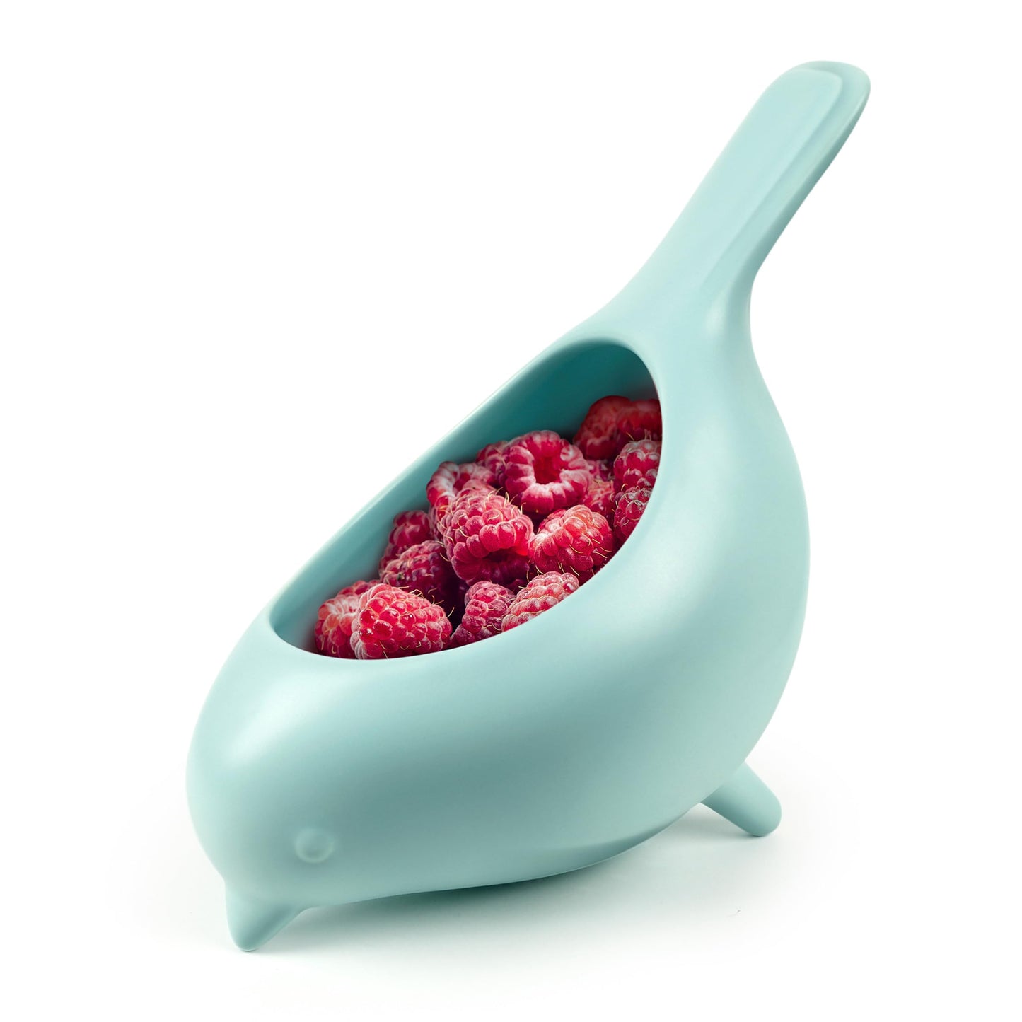 Genuine Fred BLUE BIRD Ceramic Colander, Charming, Unique Design, Berry Colander, Fun Kitchen Gadget
