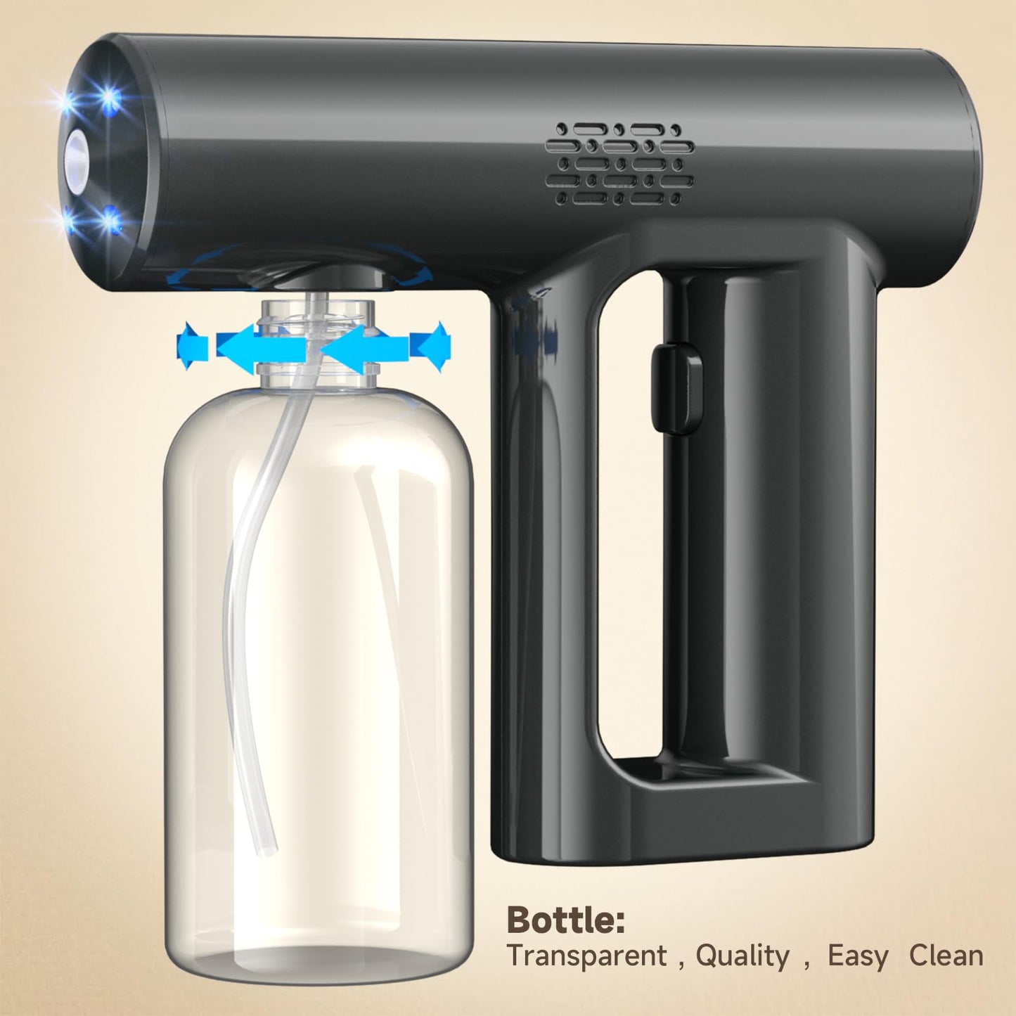 Cordless Spray Tan Machine, Rechargeable Spray Tan Gun Self Tanners Mobile for Beach Taning Home Spray Taning Travel Self Tanner DIY Salon Tanning Machine