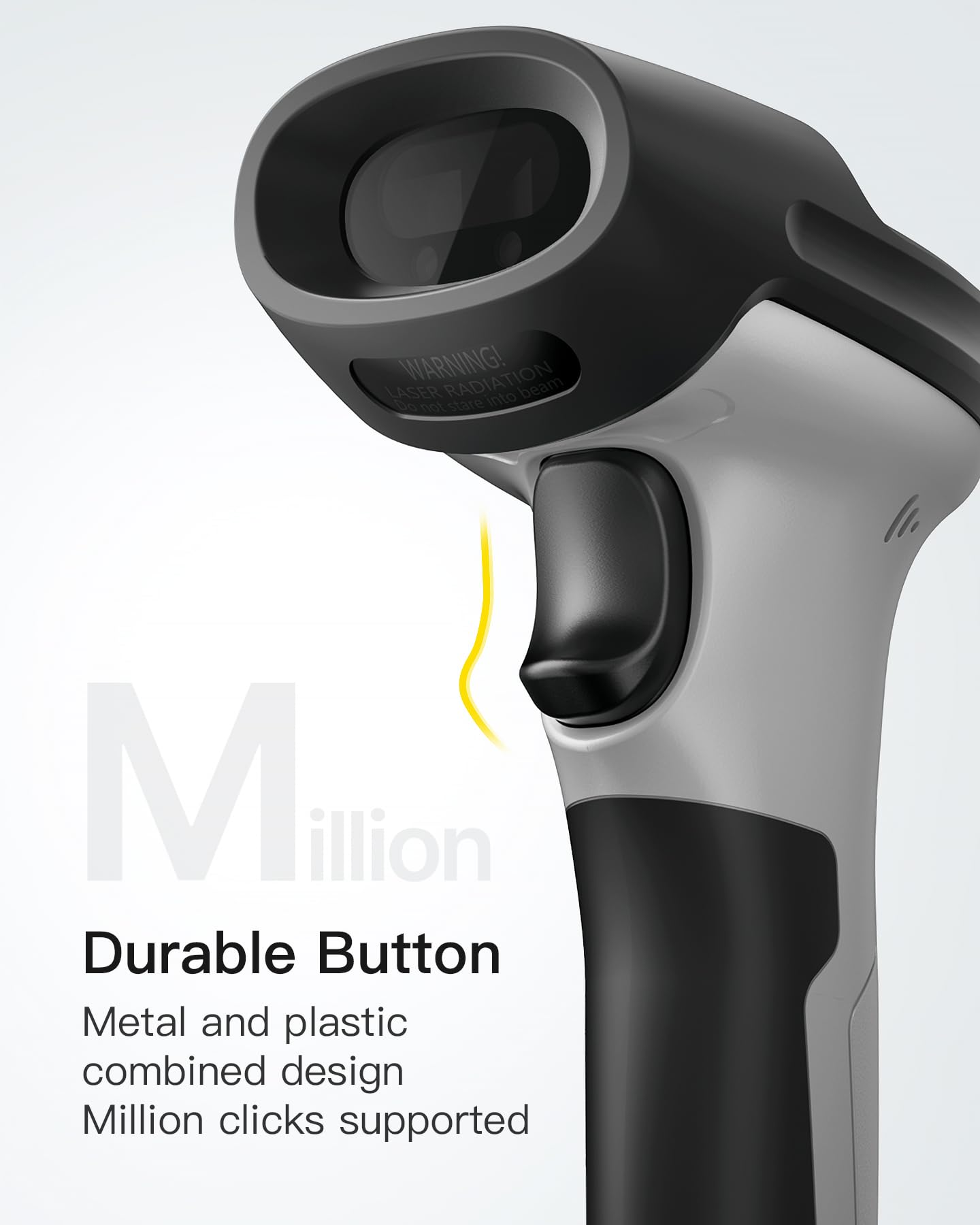 Inateck Bluetooth Barcode Scanner, 1 Charge 180 Days Standby, 35m Range, Automatic Fast and Precise scanning, BCST-70