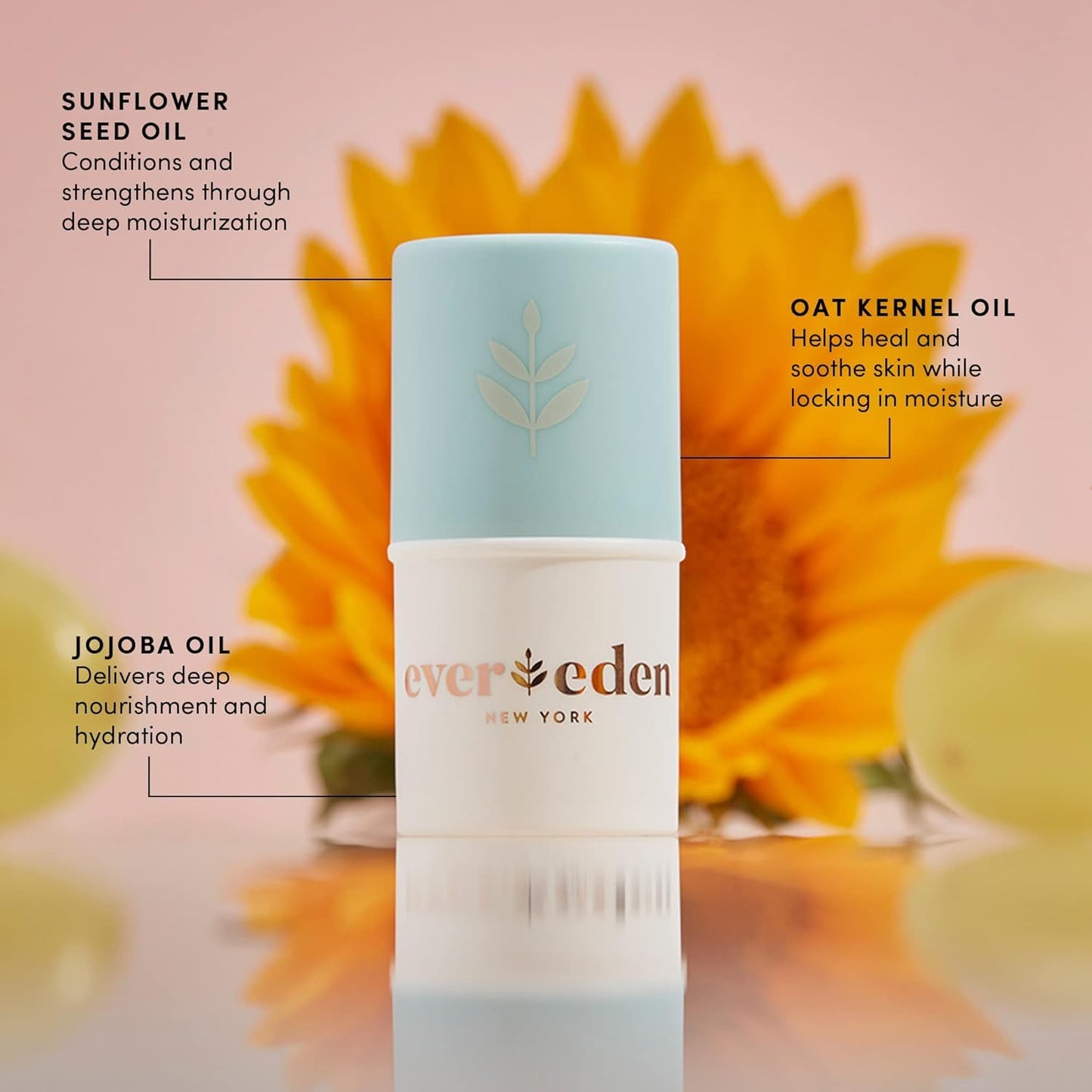 Evereden Dry Relief DUO - Baby Face Cream (1.7oz) & Baby Lip Balm (0.13oz) - Clean, Vegan, & Easy to Use Toddler Chapstick & Baby Cream Bundle for Deep Soothing Hydration - Non-Greasy & Fragrance-Free