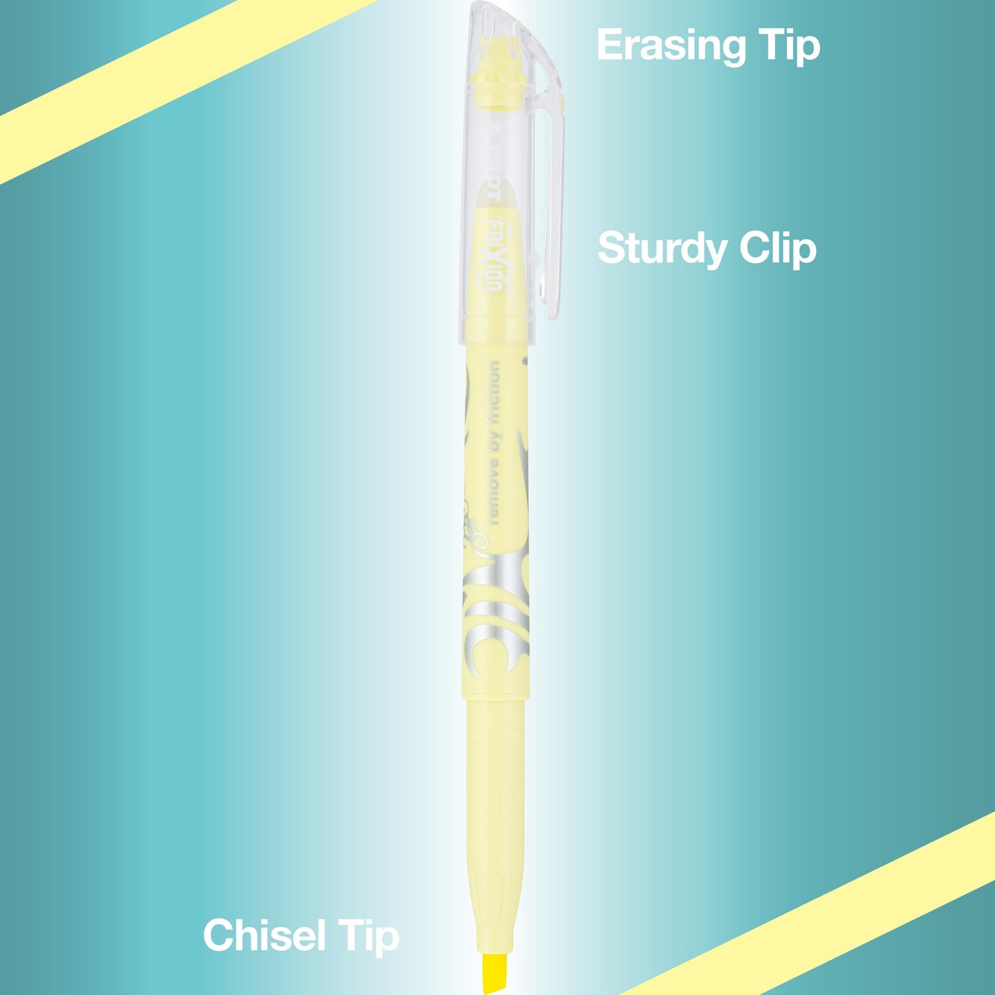 Pilot FriXion Light Pastel Erasable Highlighters, Chisel Tip, Pack of 36, Assorted Aesthetic Highlighters - Ideal for School, Journaling, and Office Use