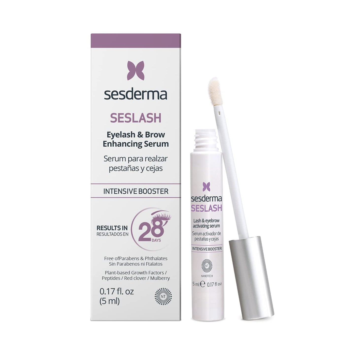 Sesderma SESLASH Eyelash & Brow Enhancing Serum, 0.17 fl oz