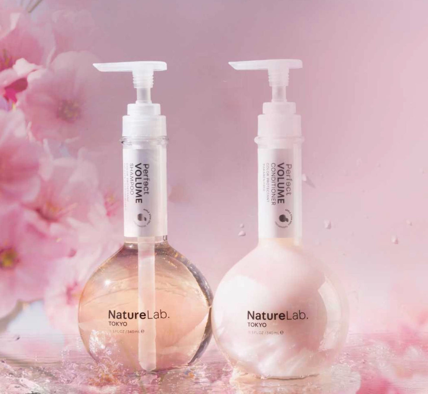 NATURELAB. TOKYO Perfect Volume Shampoo & Conditioner Duo: Weightless Frizz Control for Smoother, Healthier Hair and Scalp I 11.5 FL OZ Each | $38 VALUE