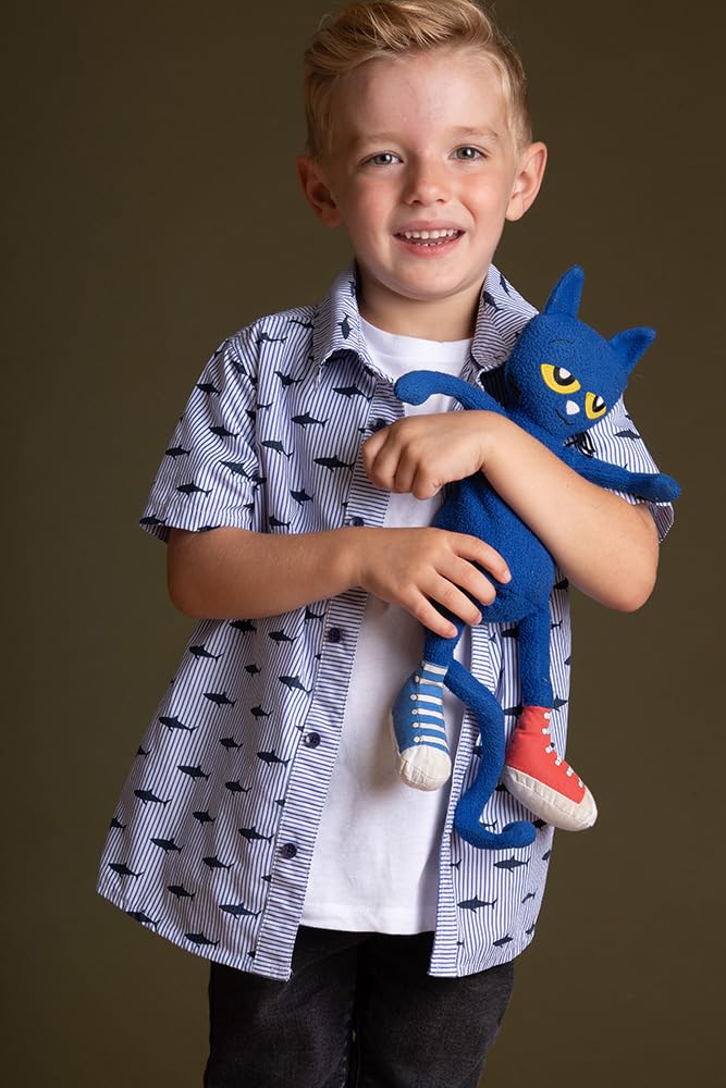 MerryMakers Pete the Cat Plush Doll, 14.5-Inch