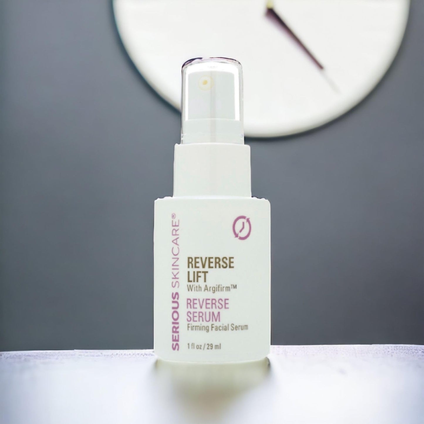 Serious Skincare Reverse Lift Firming Face Serum - Argifirm™ Lifting Complex - Temporarily Tighten - Lift – Firm - Sagging Facial Contours - Peptides - Seaweed and Botanical Extracts - 1.0 Fl. Oz.