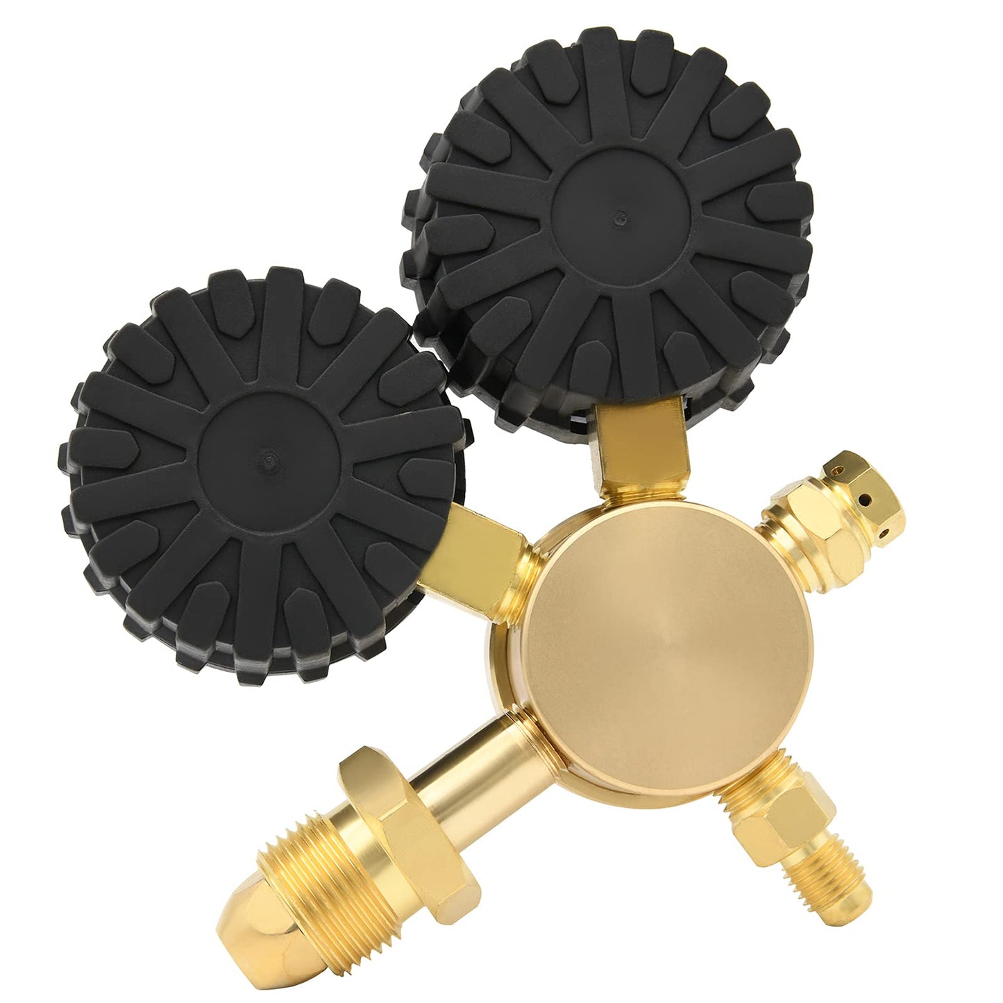 Nitrogen Regulator 0-600PSI CGA580 Inlet, 1/4-Inch Male Flare Outlet Connection,Heavy-Duty Handle,Self-reseating Relief Valve,Nitrogen Tank Regulator